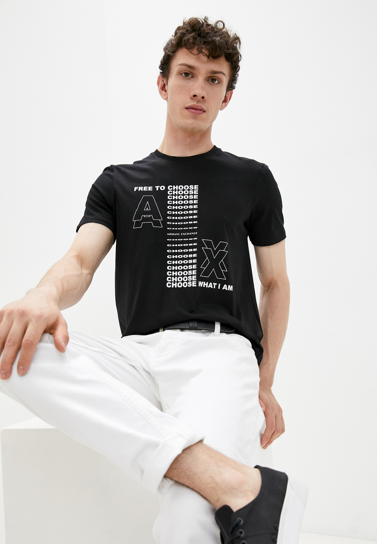 Armani Exchange Футболка Мужская Купить
