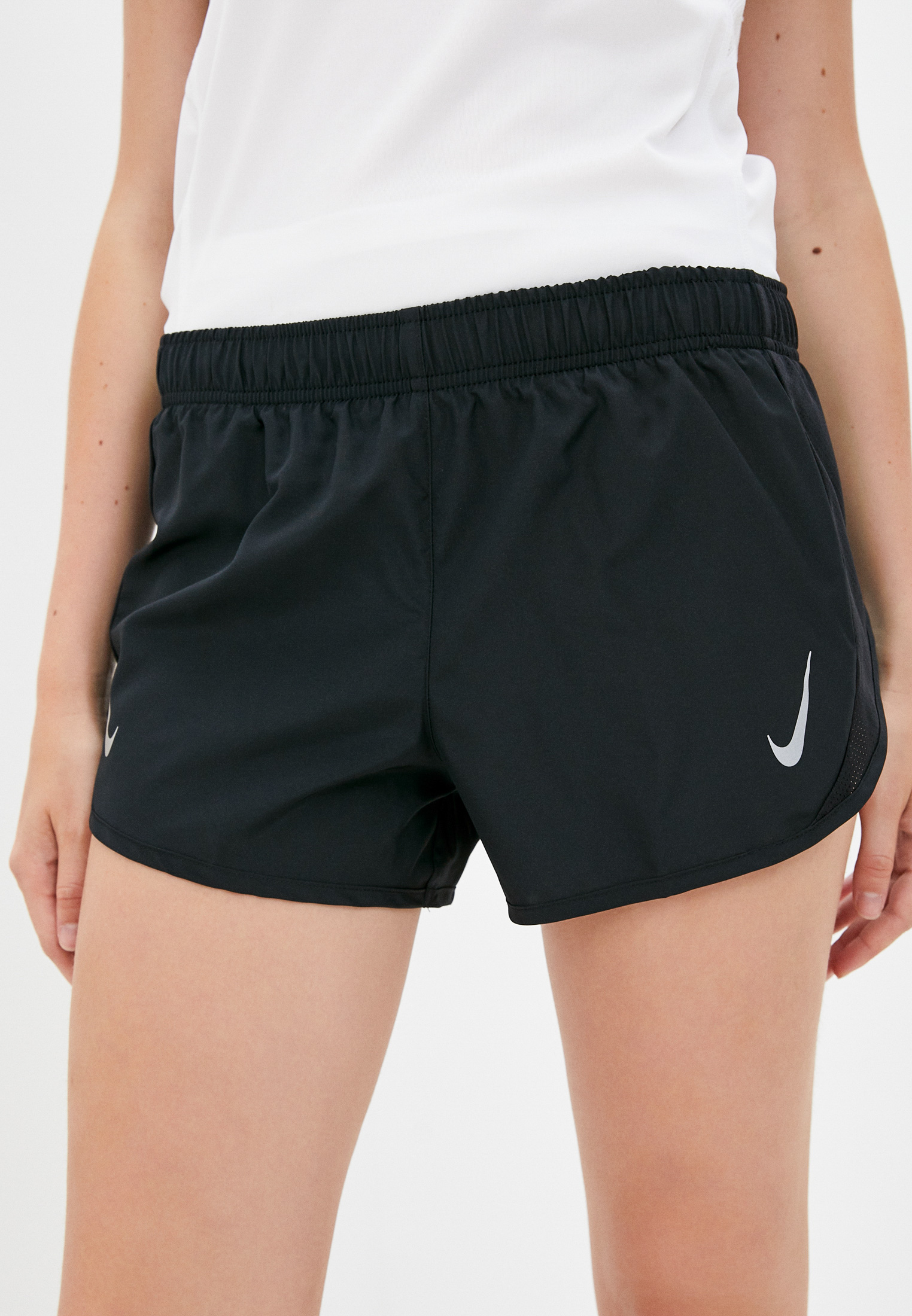Шорты спортивные Nike W NK DF TEMPO RACE SHORT, цвет: черный ...