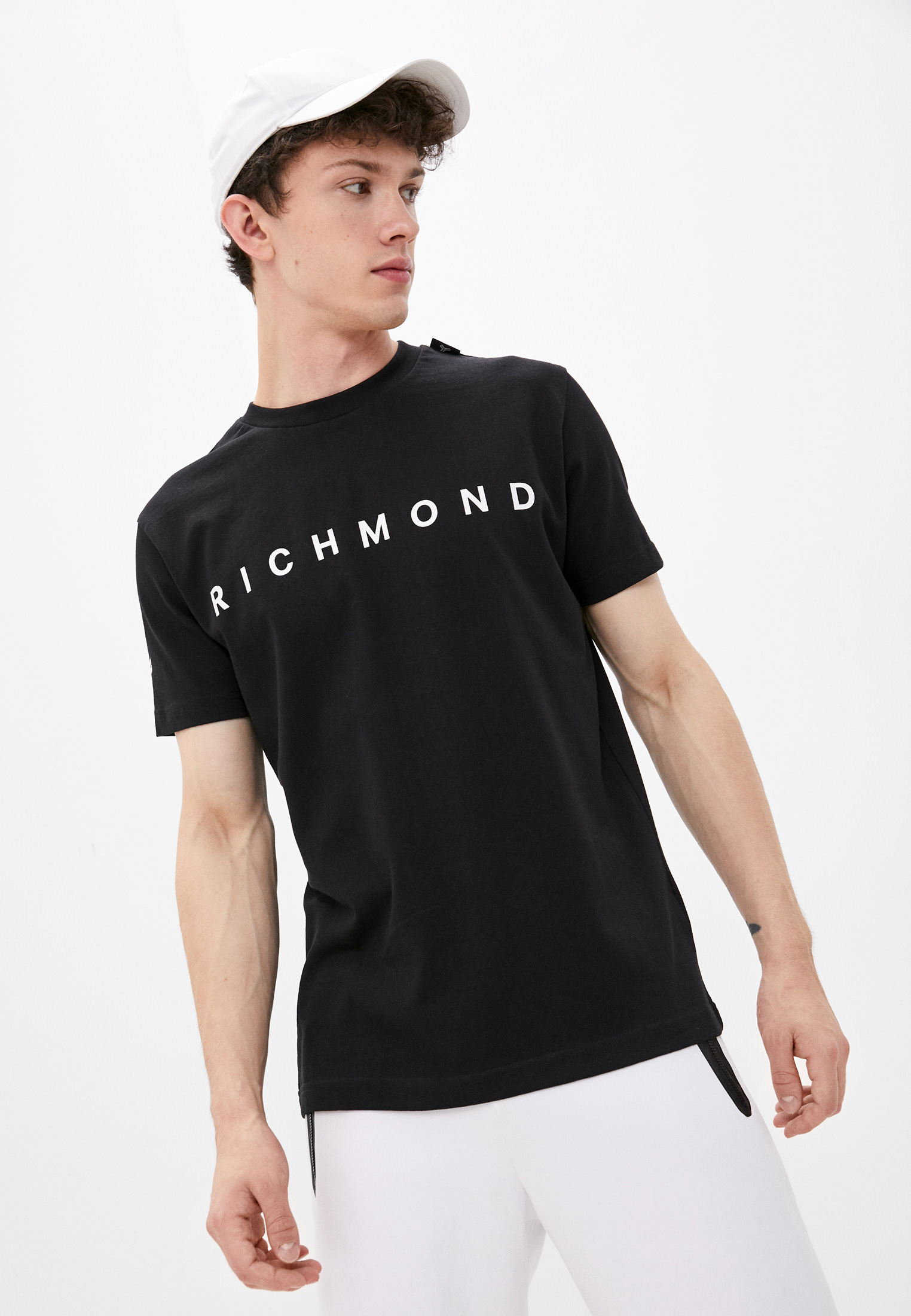 Футболка ричмонд. Richmond Sport мужская футболка uma22068ts. Футболка Ричмонд мужская черная. Richmond футболка ламода. Ричмонд футболка удлиненная.