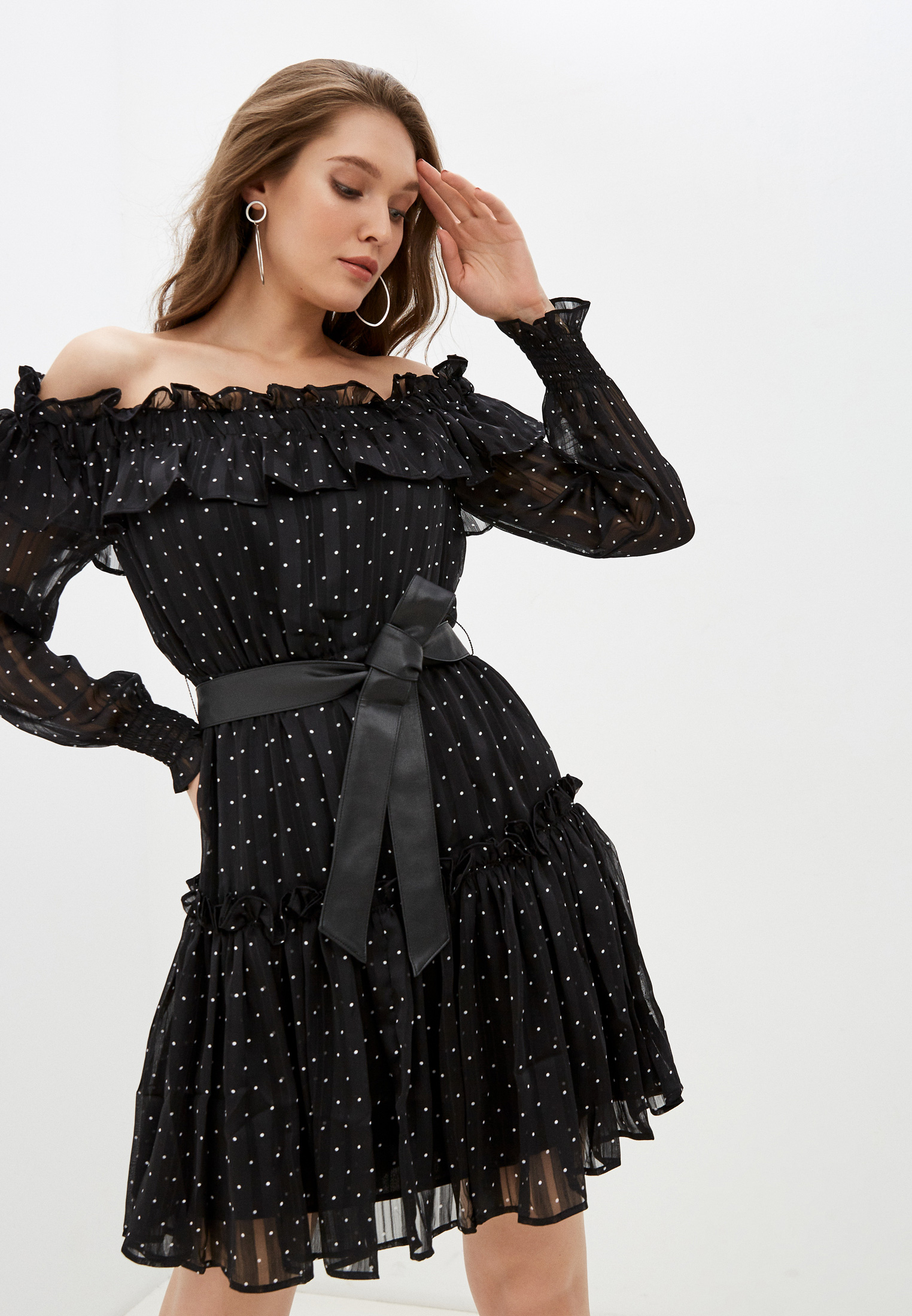 Платье Guess, цвет: черный, RTLAAM396601 — купить в интернет-магазине ...