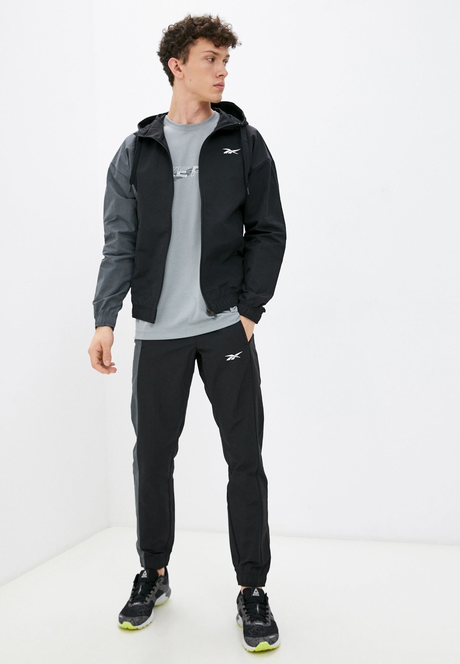 Костюм спортивный Reebok TS TRACKSUIT, цвет: черный, RTLAAM428501 ...