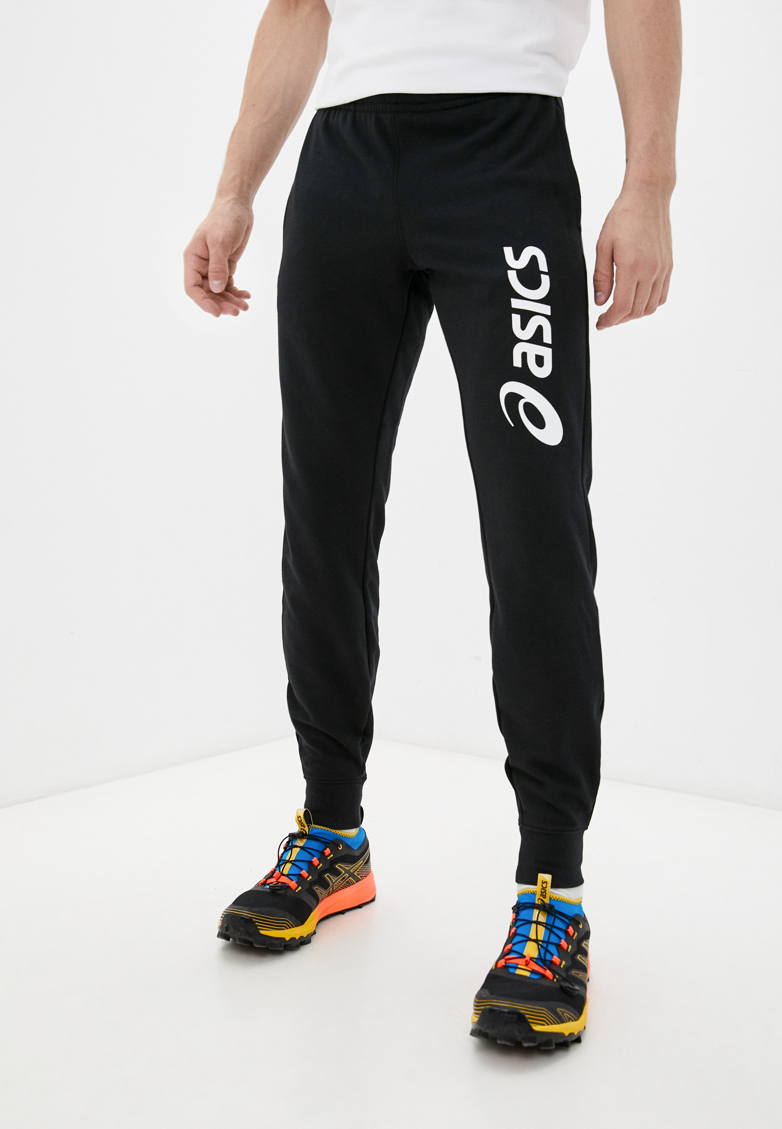 Брюки спортивные ASICS ASICS BIG LOGO SWEAT PANT, цвет: черный ...