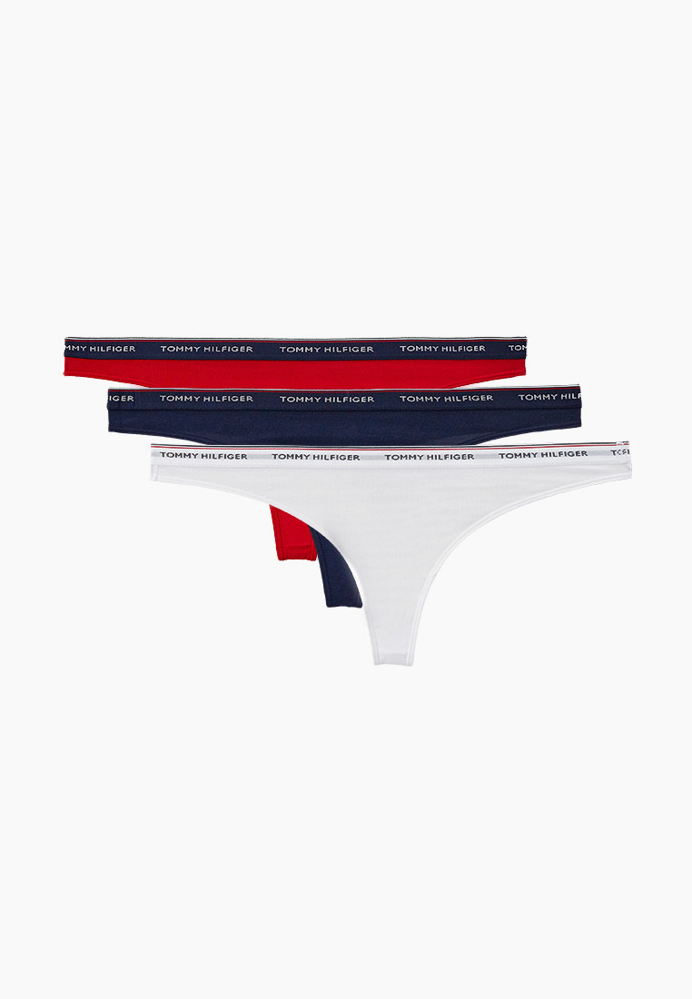 Трусы 3 шт. Tommy Hilfiger THONG, цвет: белый, RTLAAN241402 — купить в ...