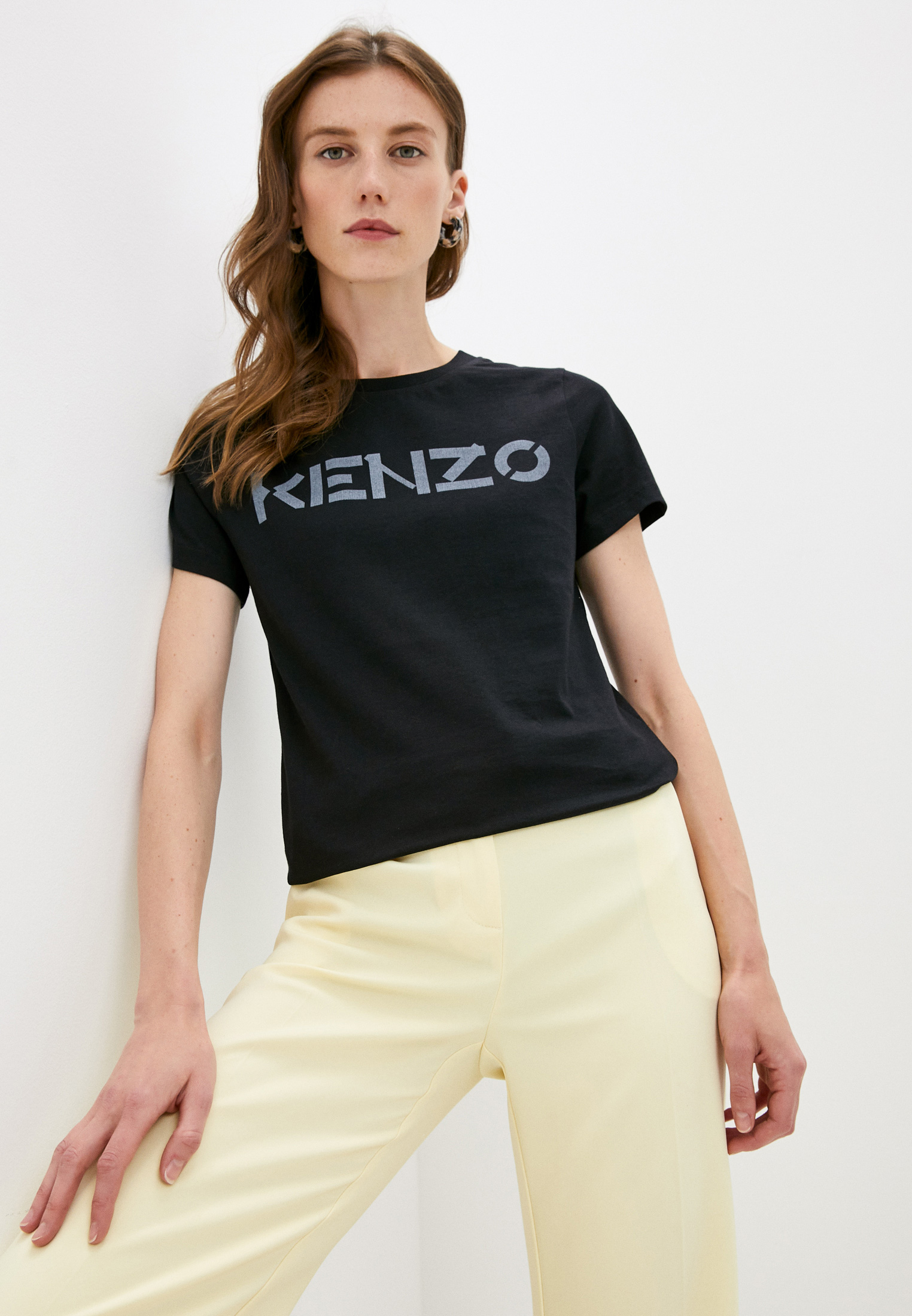 Футболка Kenzo, цвет: черный, RTLAAN721901 — купить в интернет-магазине ...