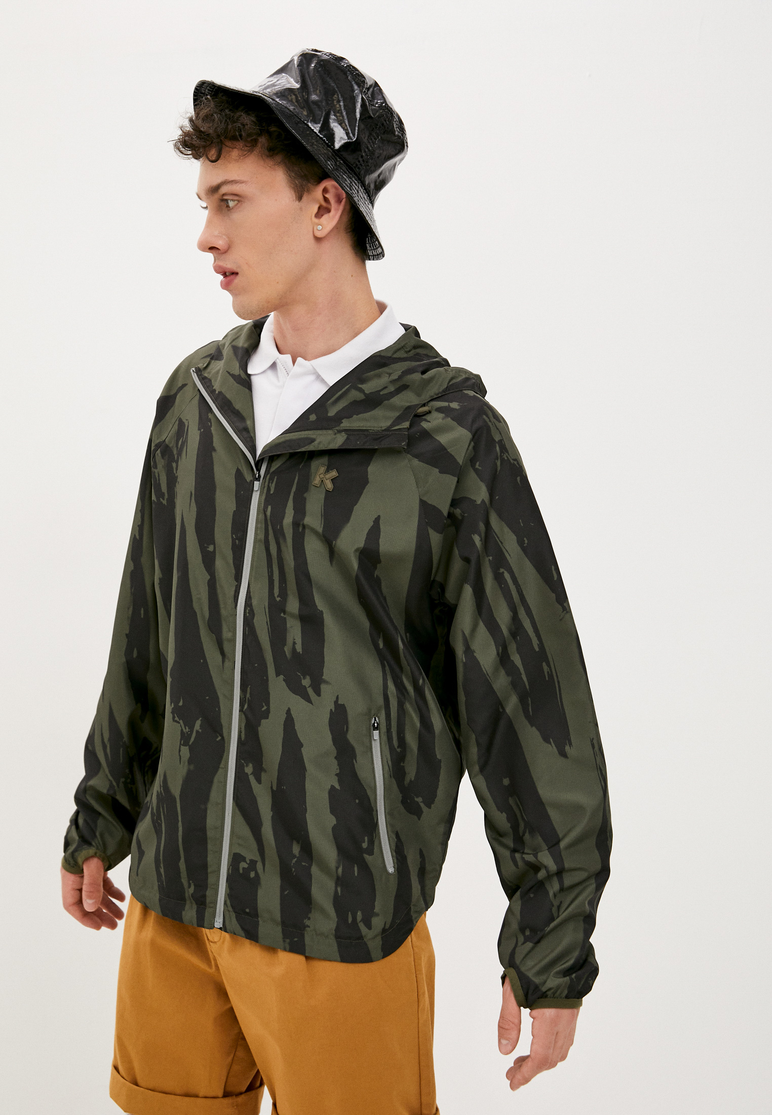 Ветровка Kenzo, цвет: хаки, RTLAAN724101 — купить в интернет-магазине ...
