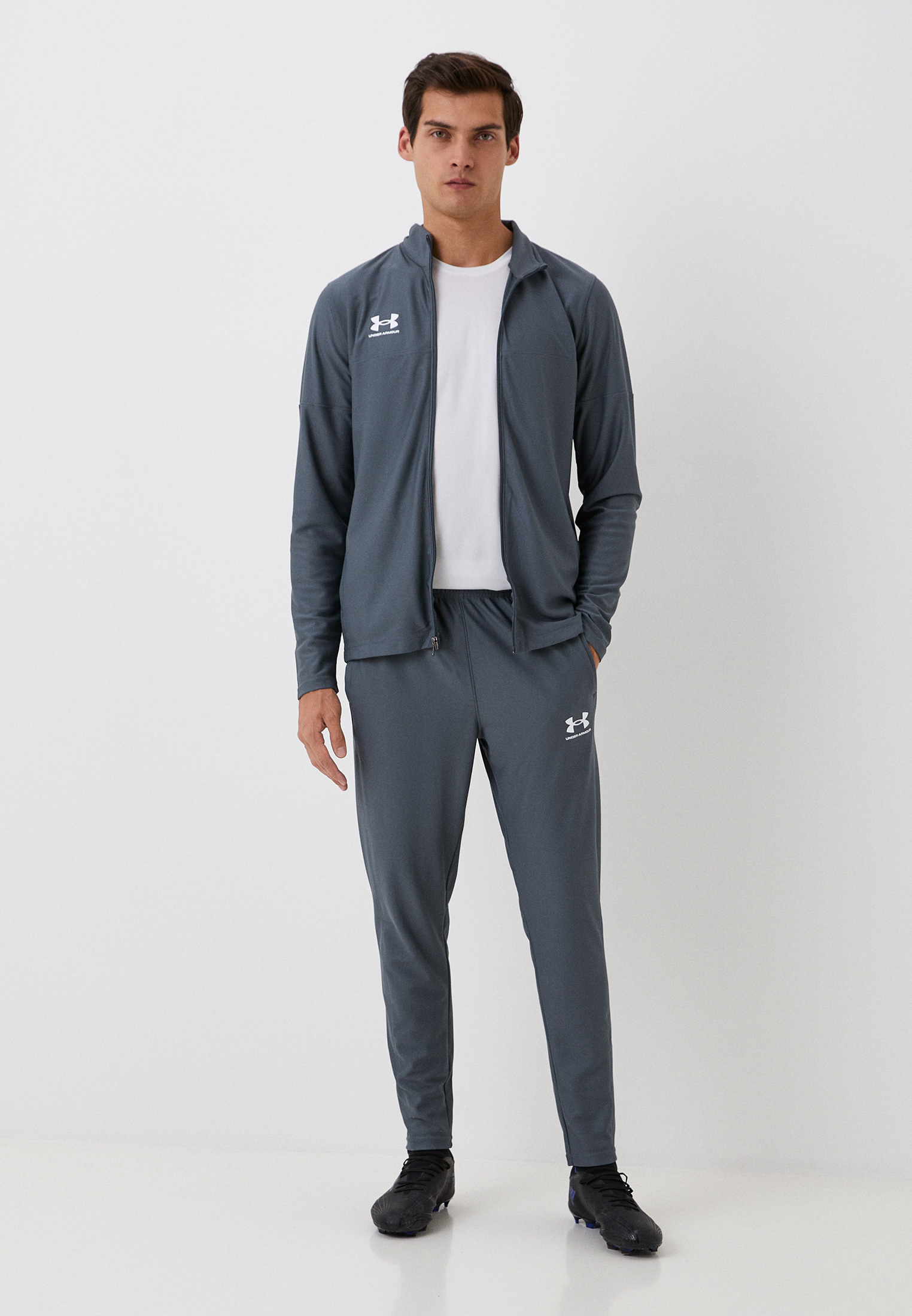 Костюм спортивный Under Armour Challenger Tracksuit, цвет: серый ...