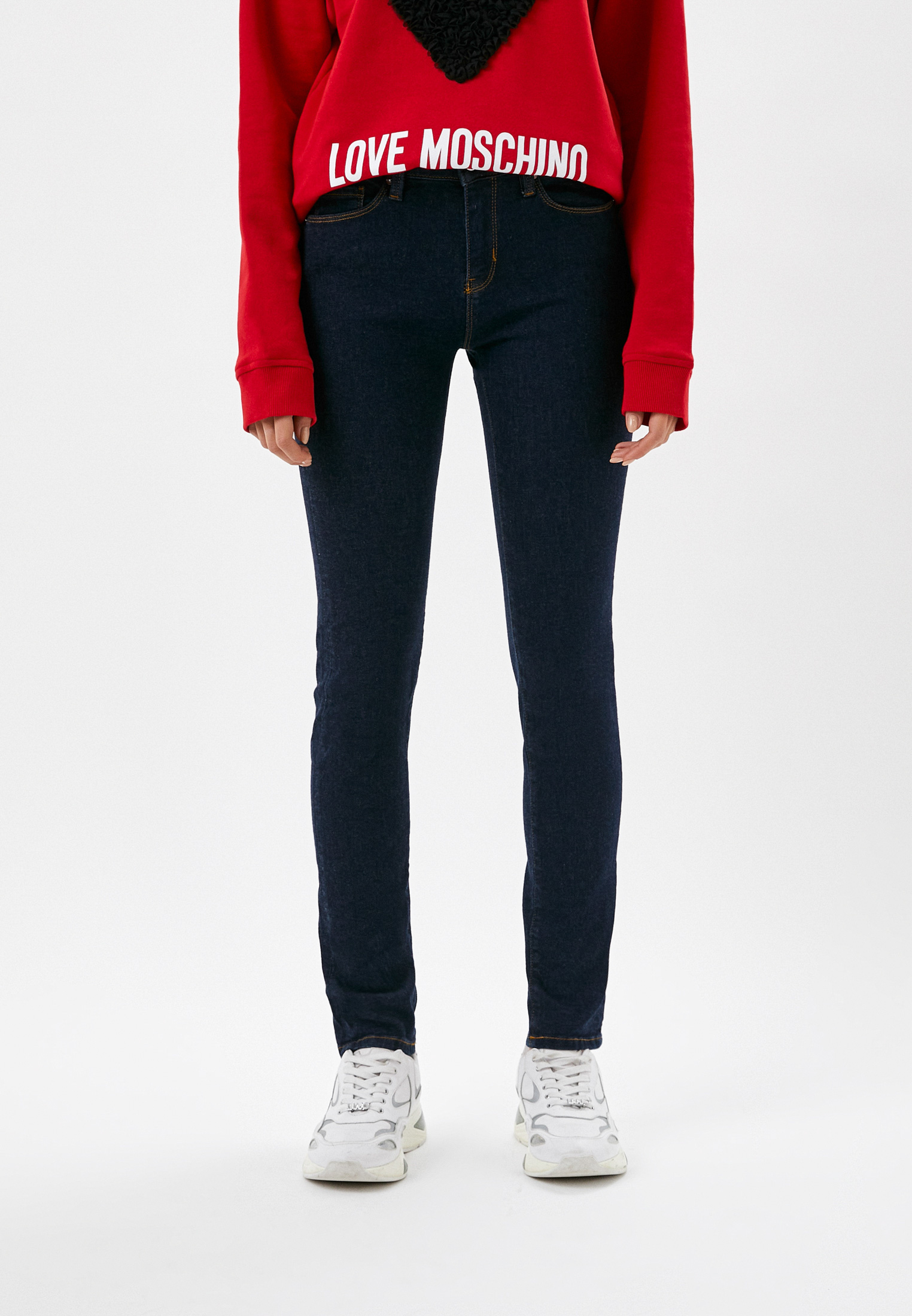 Джинсы Love Moschino, цвет: синий, RTLAAO349102 — купить в интернет ...