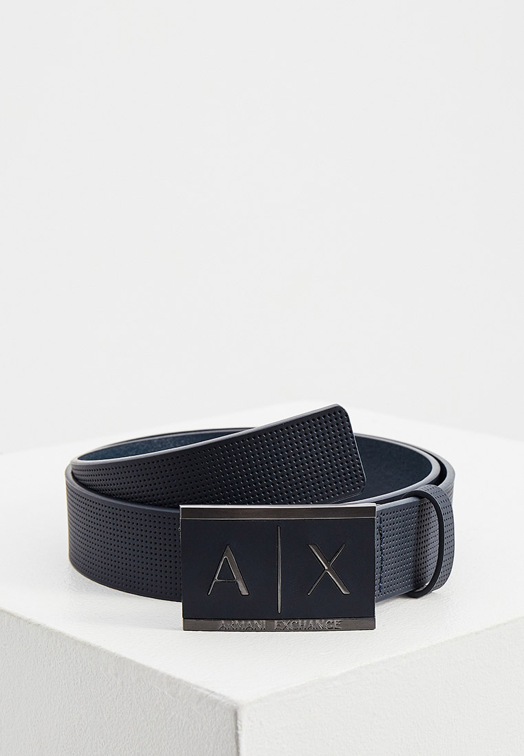 Ремень Armani Exchange, цвет: синий, RTLAAO680201 — купить в интернет ...