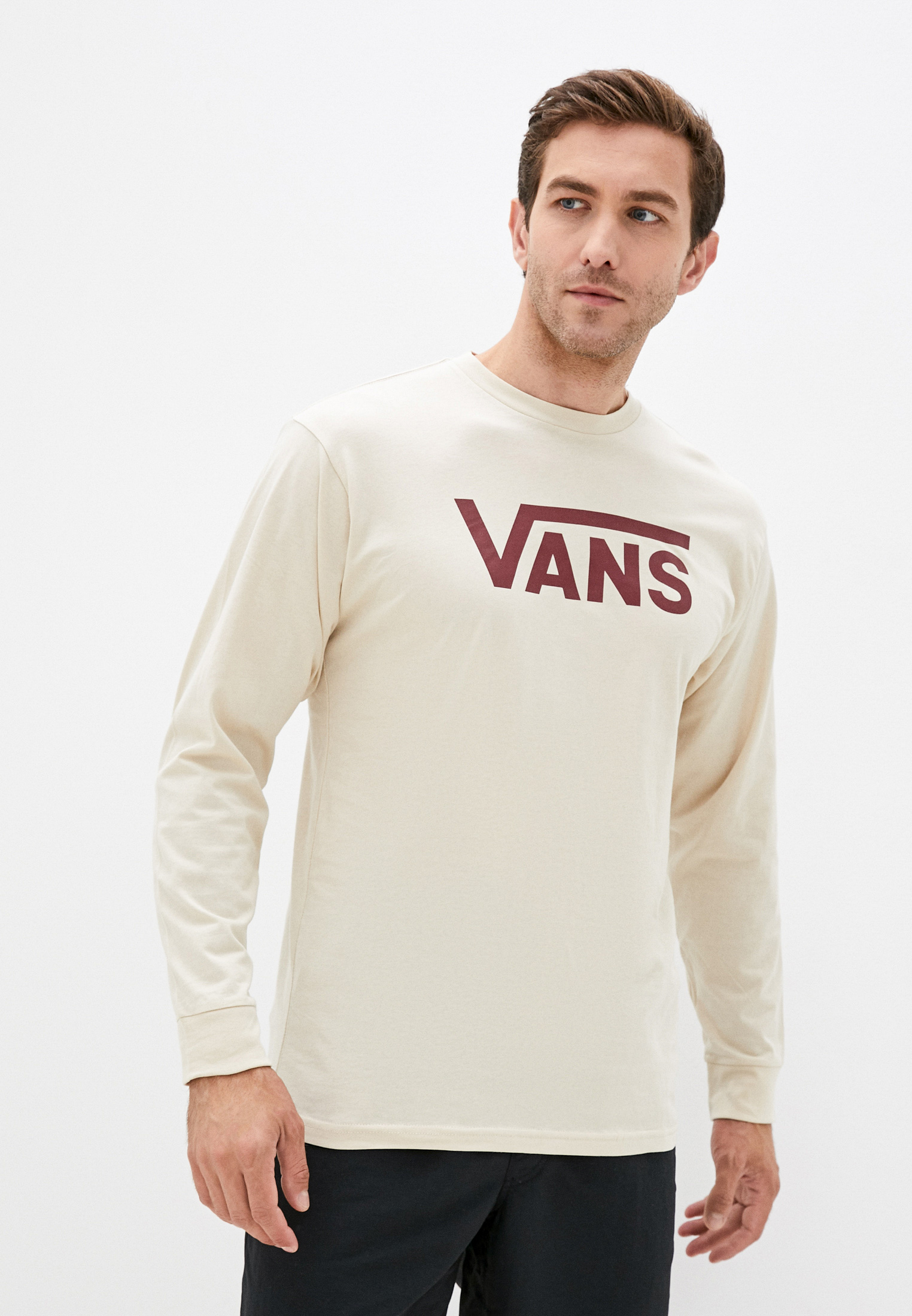 Лонгслив Vans VANS CLASSIC LS, цвет: бежевый, RTLAAP003901 — купить в ...