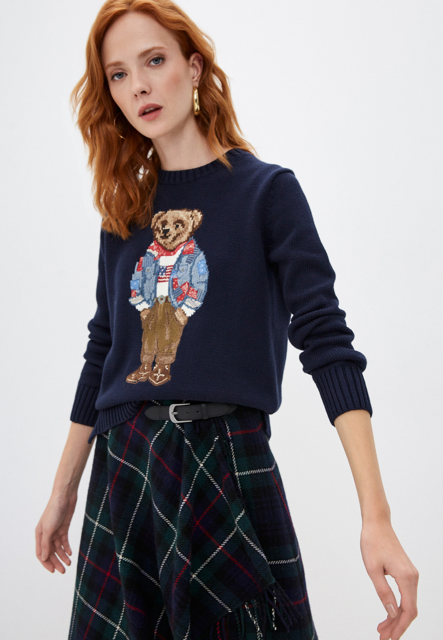 Джемпер Polo Ralph Lauren, цвет: синий, RTLAAP064001 — купить в ...