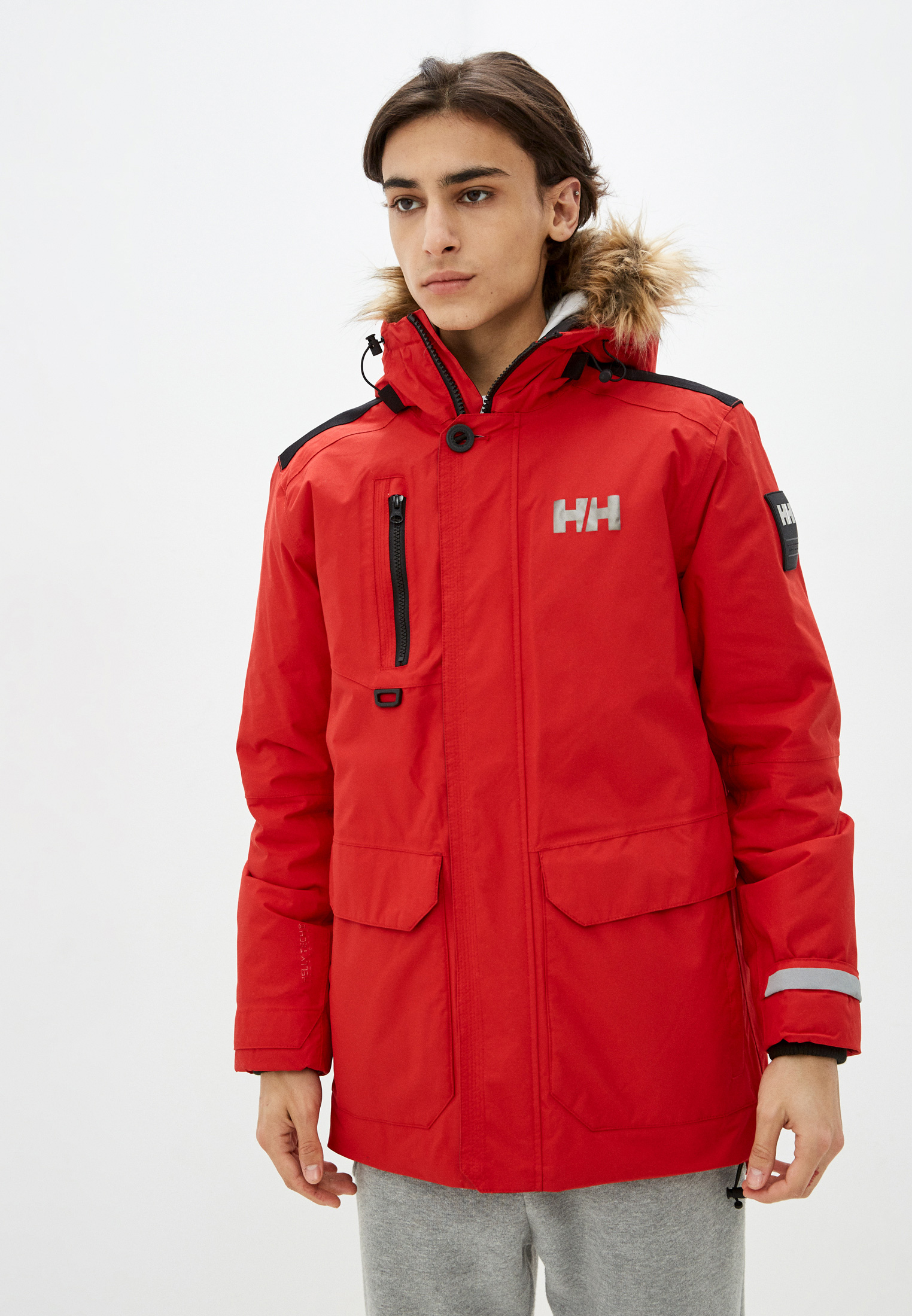 Куртка утепленная Helly Hansen SVALBARD PARKA, цвет: красный