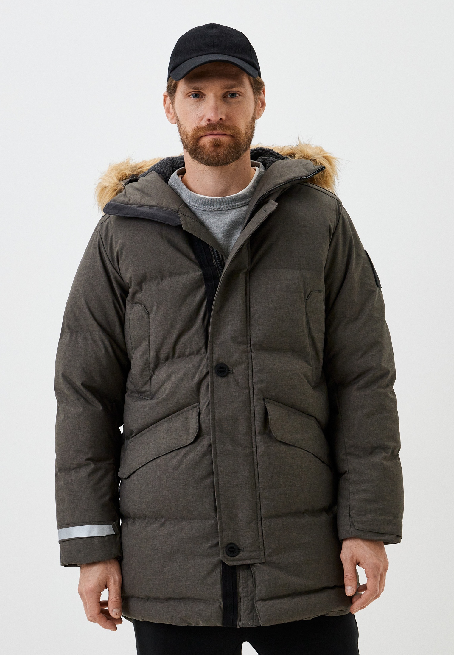 Куртка утепленная Helly Hansen BARENTS PARKA, цвет: серый, RTLAAP883702 ...