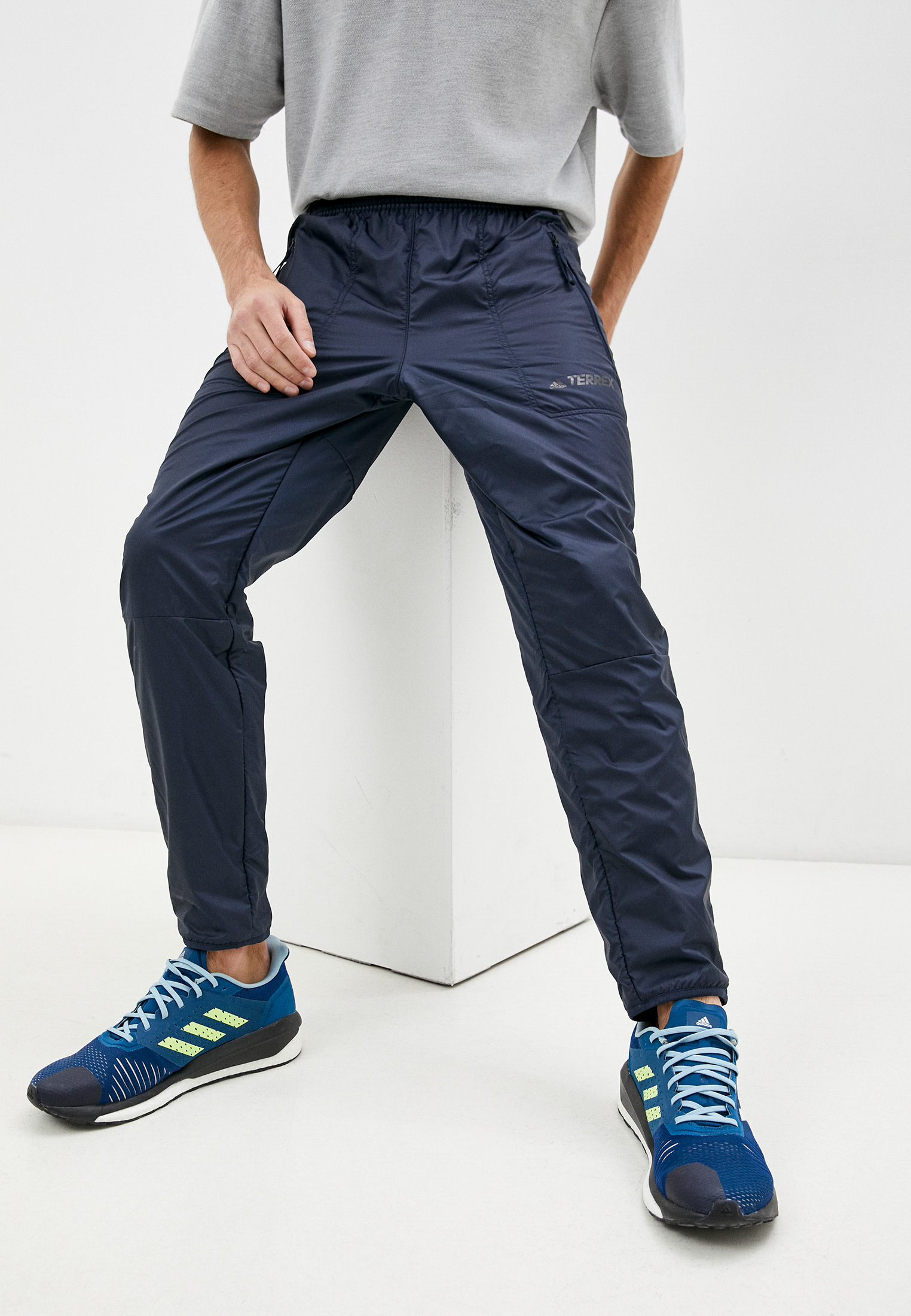 Брюки утепленные adidas MULTI WIND PANT, цвет: синий, RTLAAP955501 — купитьв интернет-магазине Lamoda