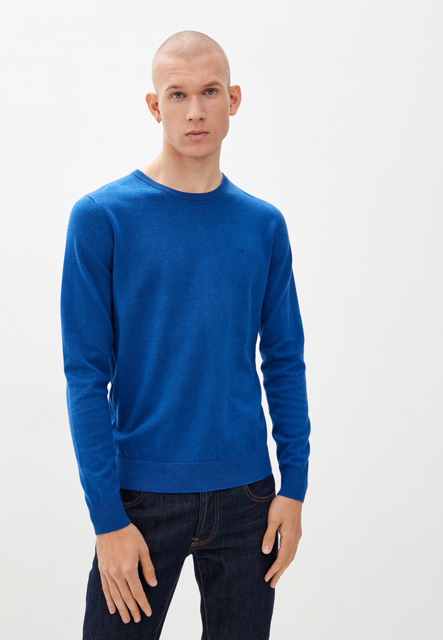 том тейлор 1027665. джемпер tom tailor. голубой джемпер tom tailor. том синий. свитер tom tailor мужской синий.