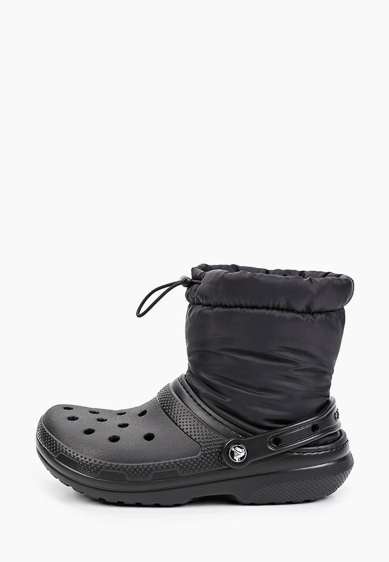 Дутики Crocs, цвет: черный, RTLAAQ609301 — купить в интернет-магазине Lamoda