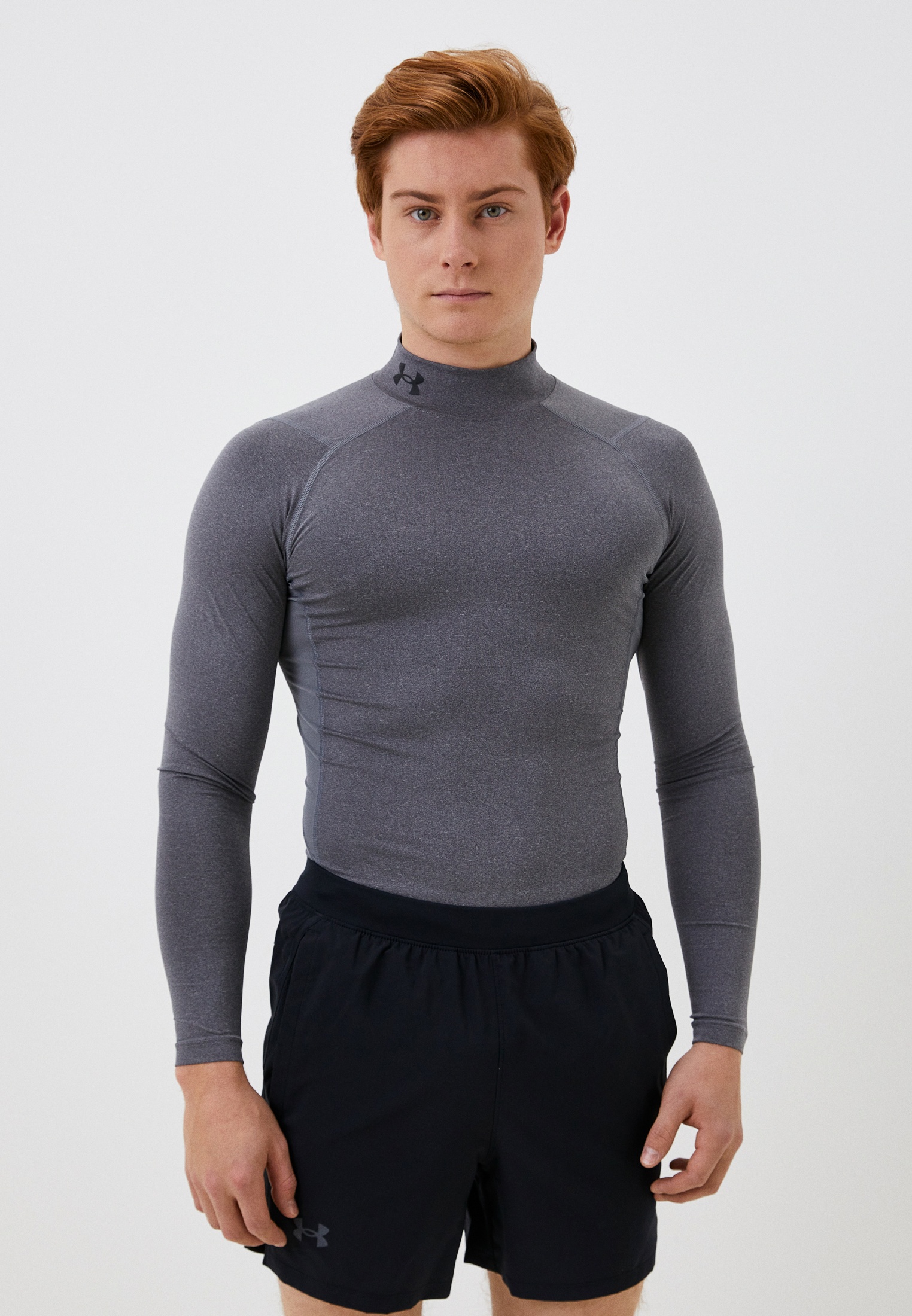 Лонгслив компрессионный Under Armour UA HG Armour Comp Mock LS, цвет ...