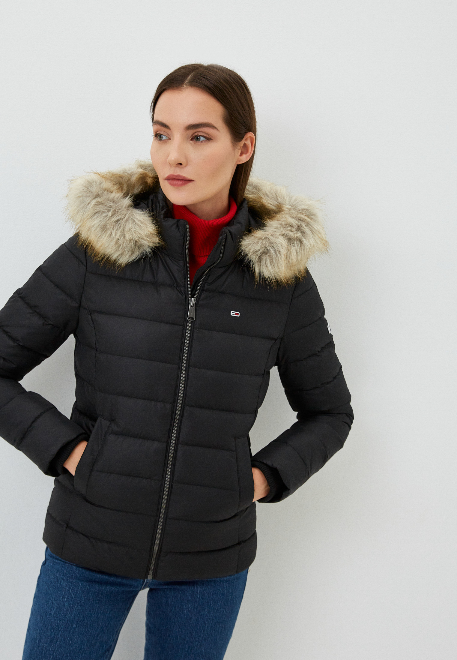 Куртка утепленная Tommy Jeans, цвет: черный, RTLAAQ968602 — купить в ...