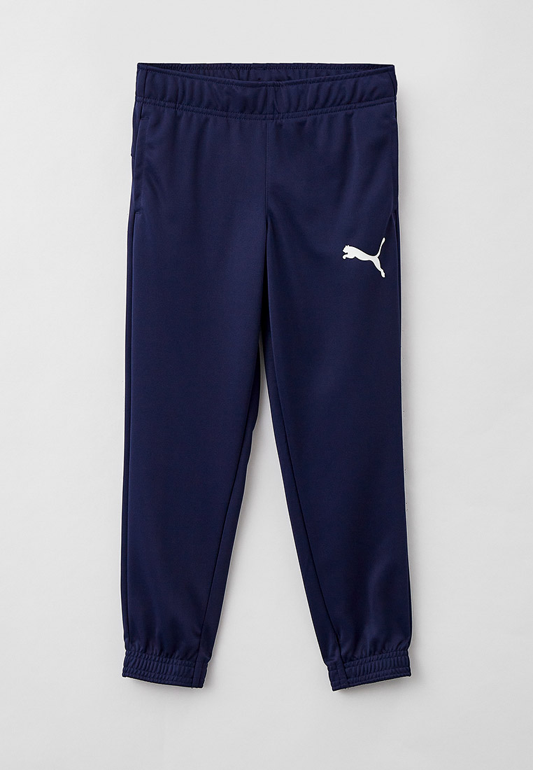 Puma joggers navy blue hot sale