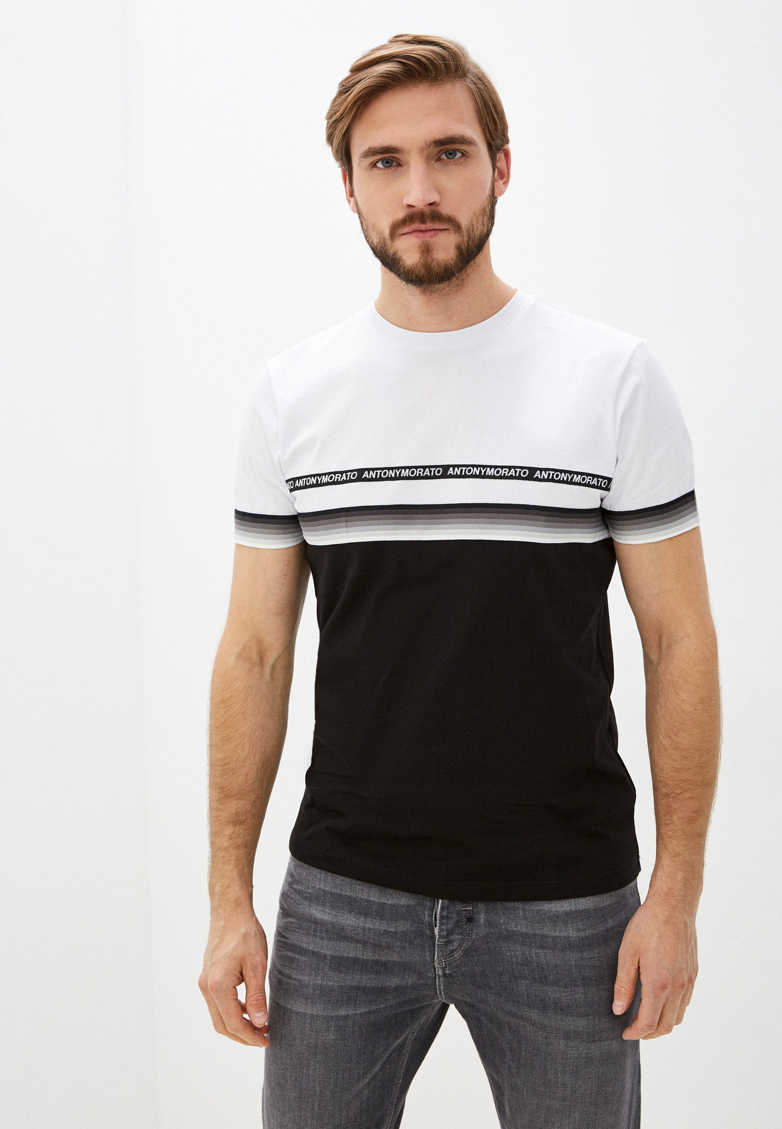Хлопковые шорты в полоску Tommy Jeans - цена 4550 ₽ купить в интернет-магазине С