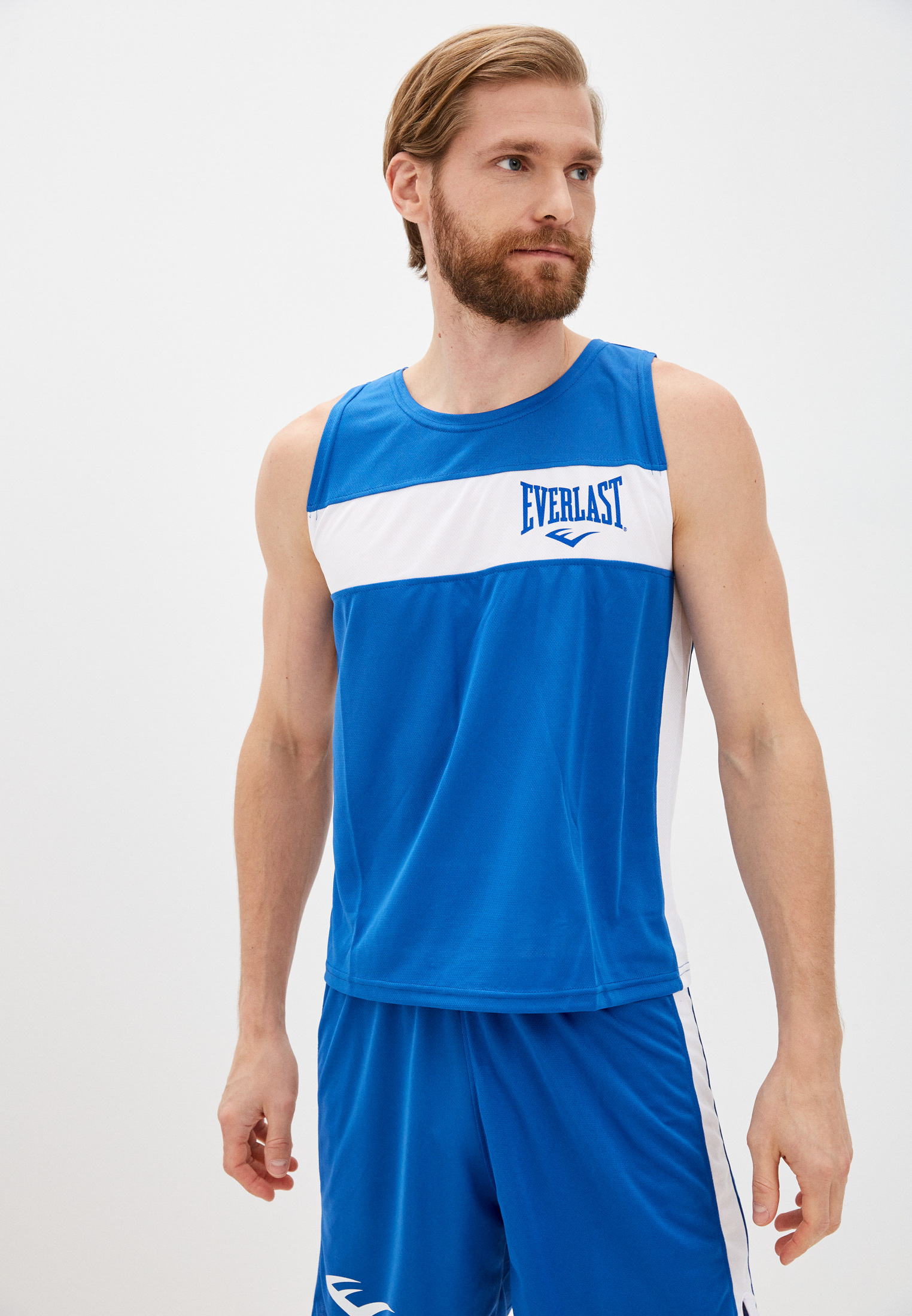 Майка спортивная Everlast Everlast Elite, цвет: синий, EV001EMGPI24 ...