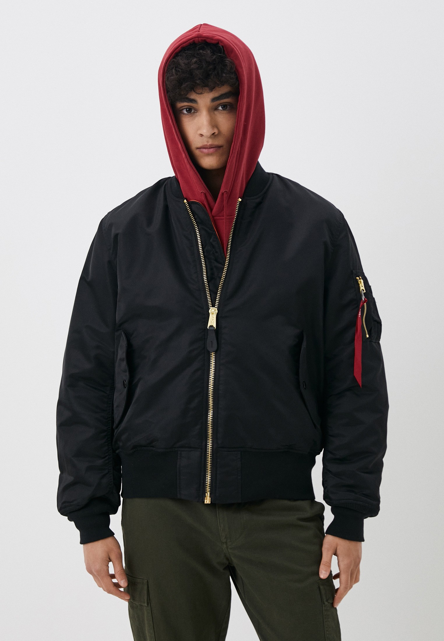 Бомбер Alpha Industries MA-1 HERITAGE, цвет: оранжевый, RTLADU753801 ...