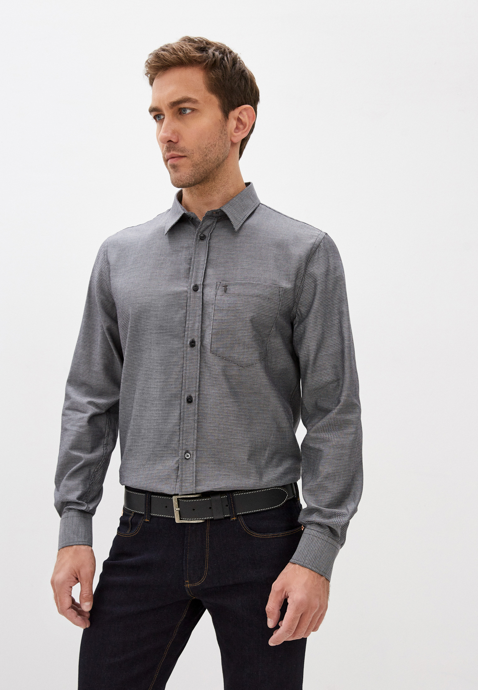Рубашка Trussardi, цвет: серый, RTLAAT791201 — купить в интернет ...