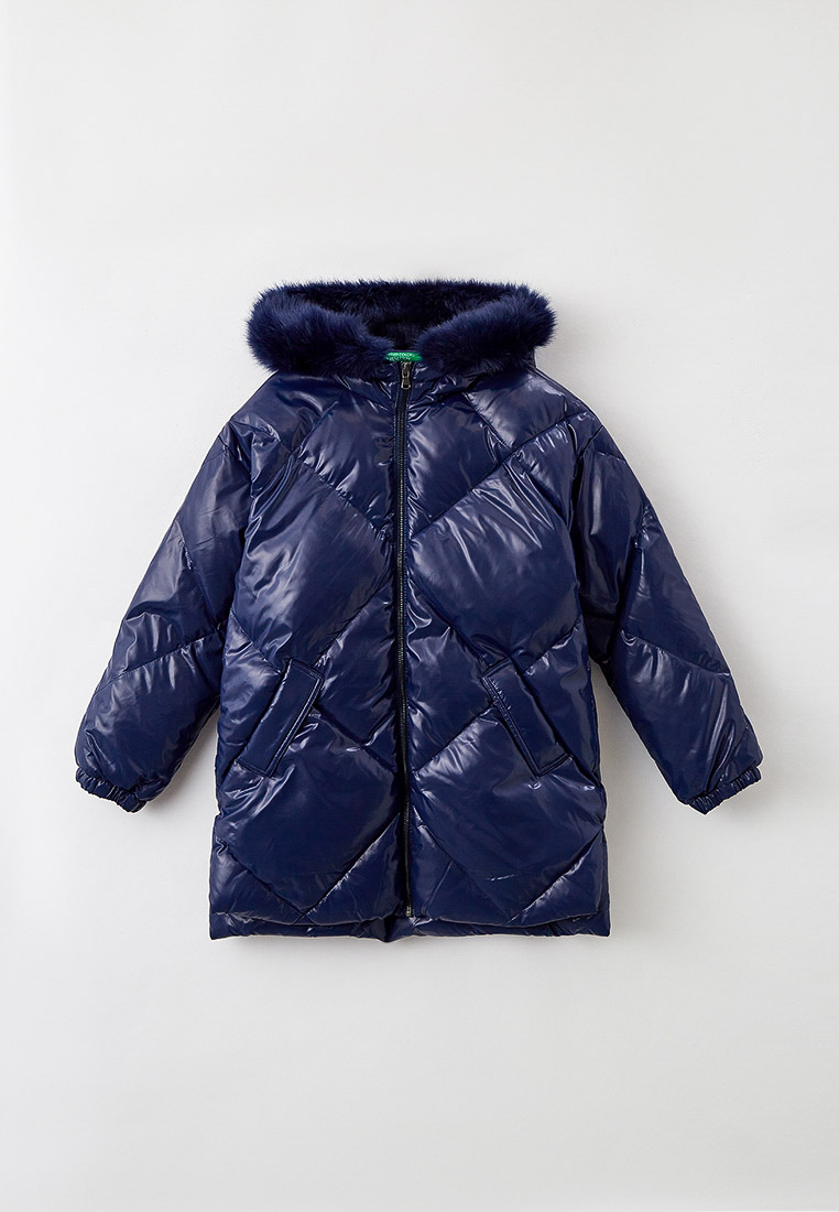 Пуховик United Colors of Benetton, цвет: синий, RTLAAU039401 — купить в ...