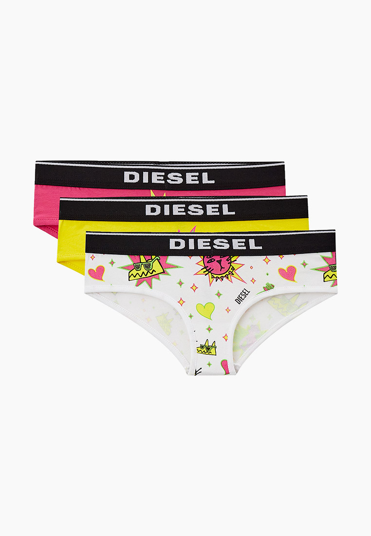 Трусы 3 шт. Diesel, цвет: белый, RTLAAU731301 — купить в интернет ...