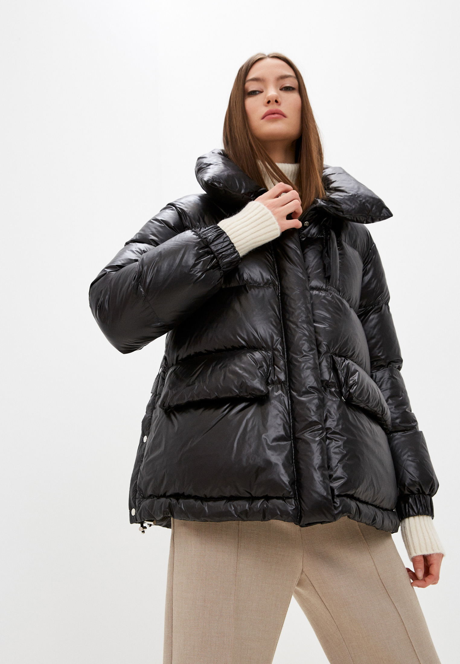 Пуховик Woolrich, цвет: черный, RTLAAV014901 — купить в интернет ...