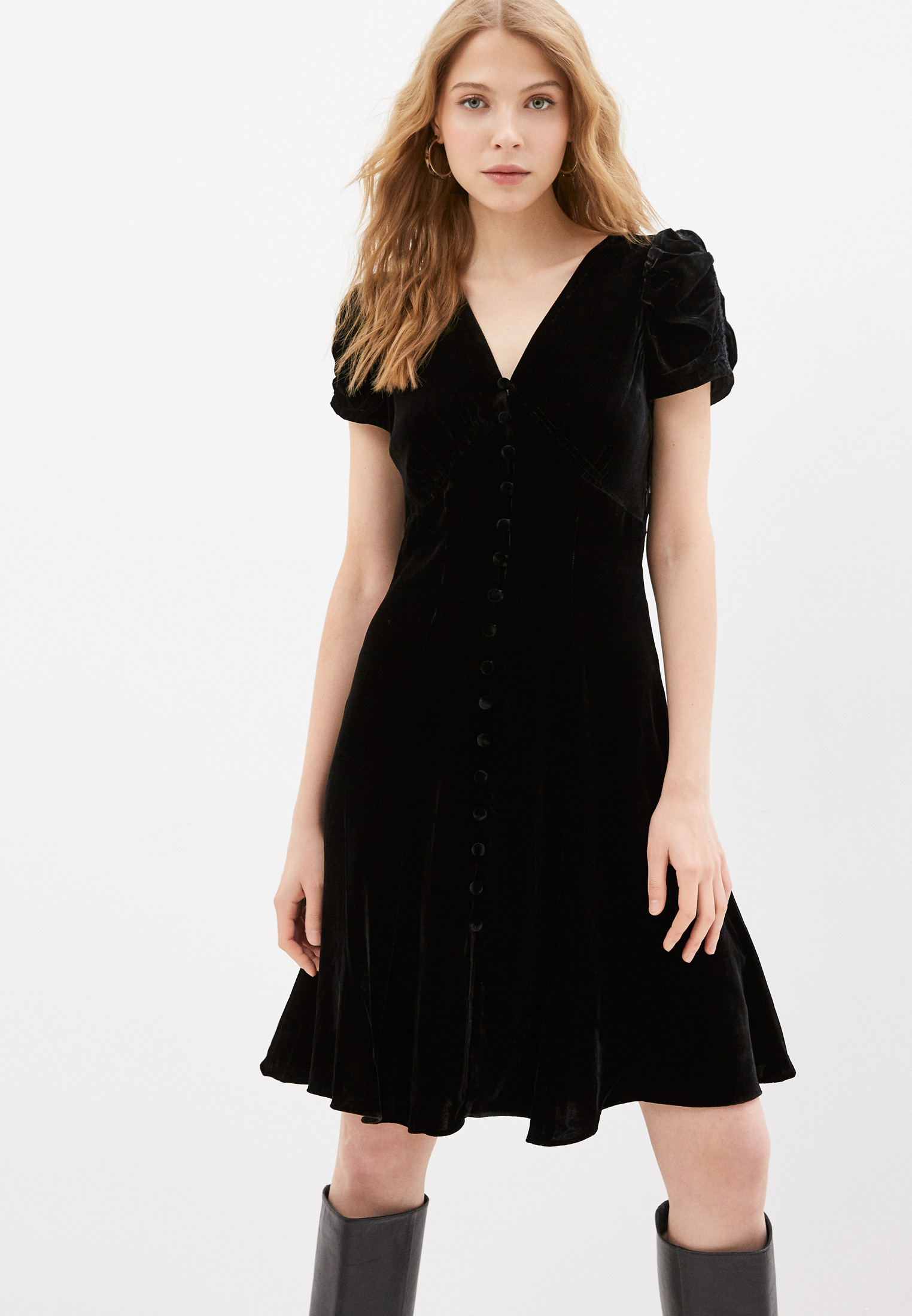Платье Polo Ralph Lauren, цвет: черный, RTLAAV295801 — купить в ...