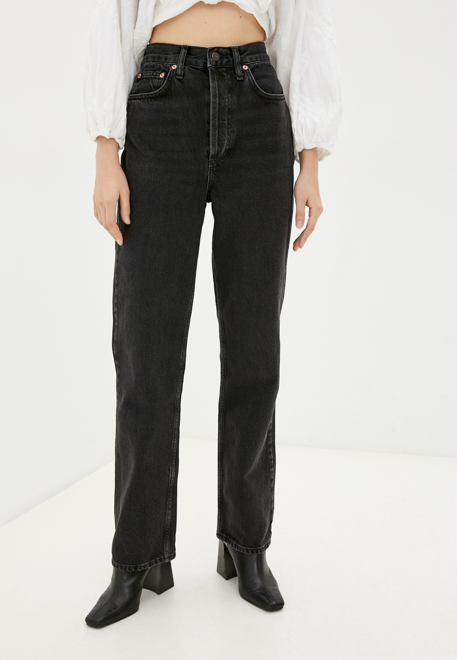 Джинсы Topshop Kort jeans, цвет: серый 