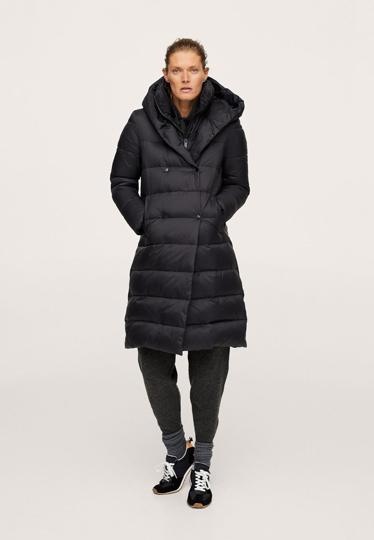 Пуховик Mango OSLO-I, цвет: синий, RTLAAV887801 — купить в интернет ...
