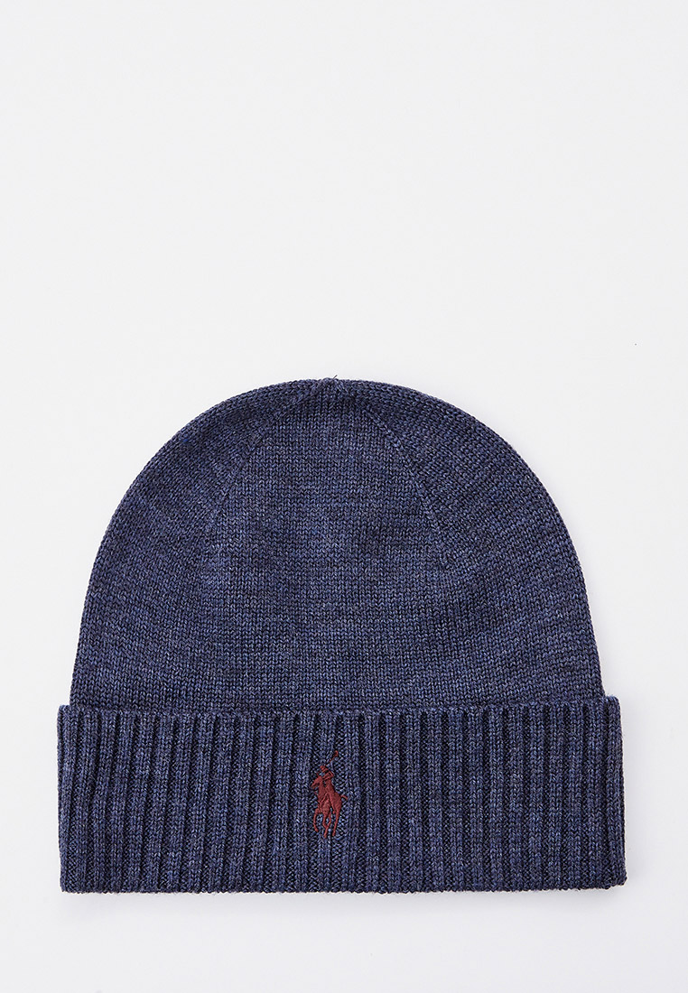 Шапка Polo Ralph Lauren, цвет: синий, RTLAAW173901 — купить в интернет ...