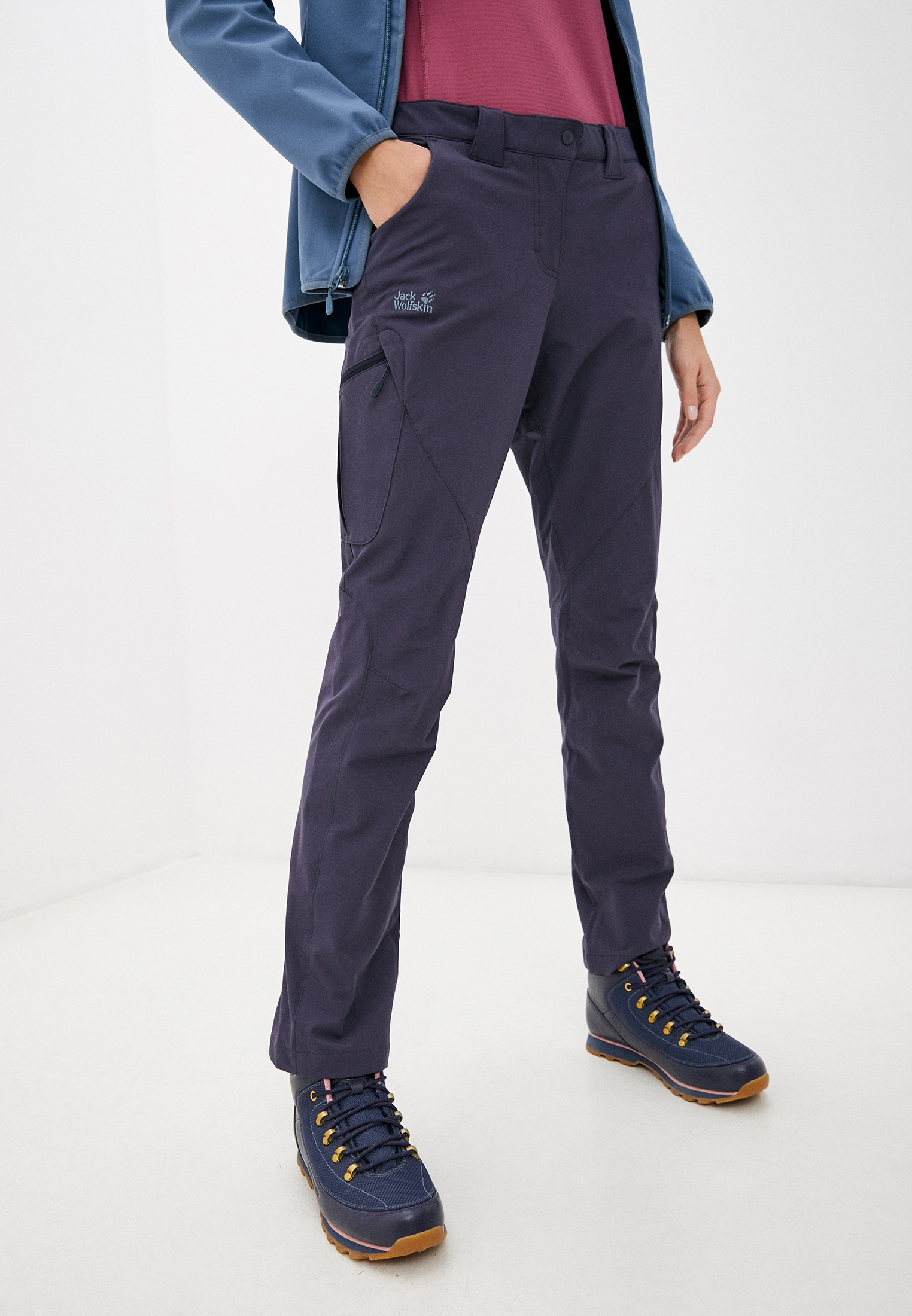 Брюки утепленные Jack Wolfskin CHILLY TRACK XT PANTS WOMEN, цвет серый