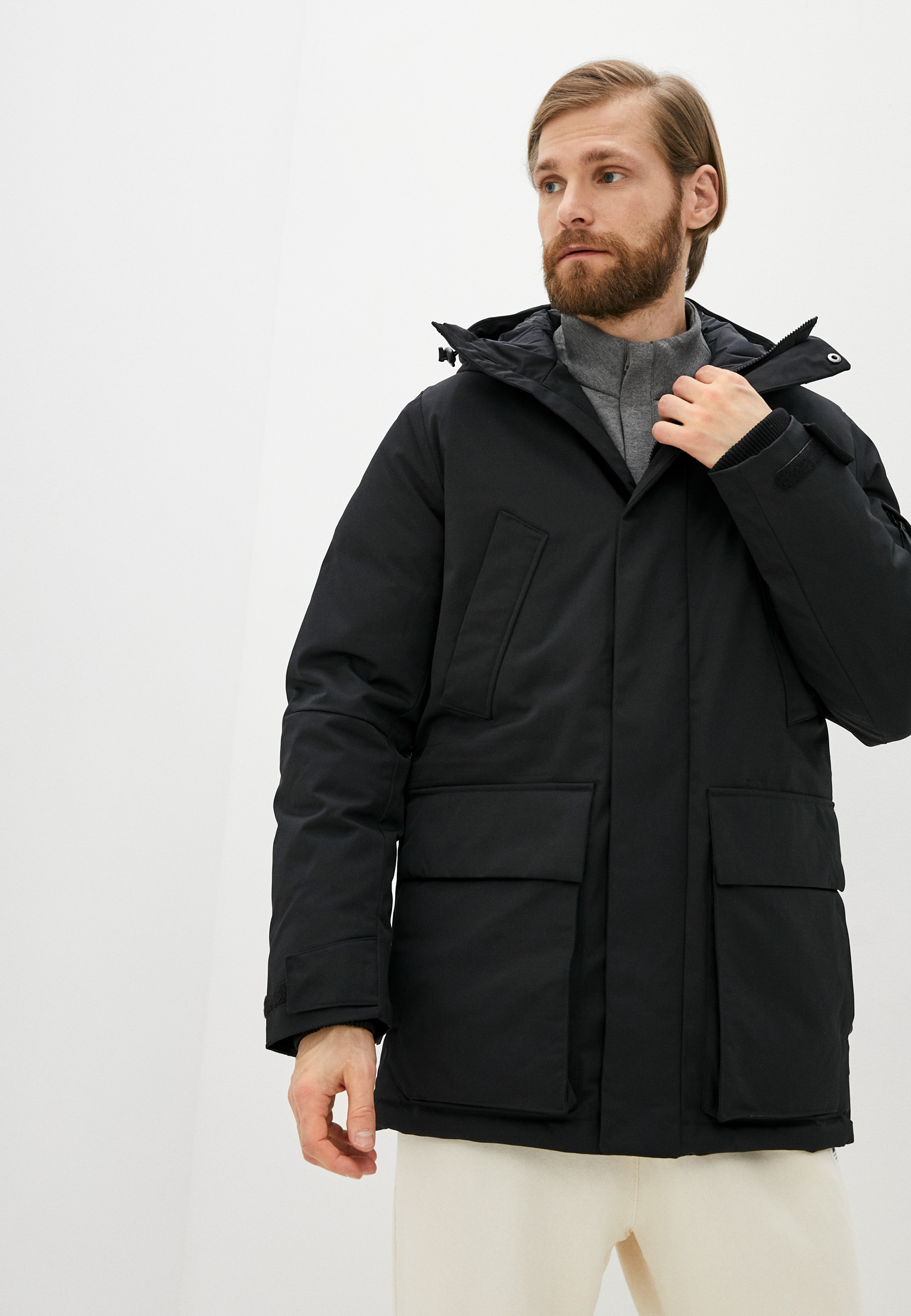 Пуховик Peak Performance M Ground Parka, цвет: черный, RTLAAW300501 —  купить в интернет-магазине Lamoda