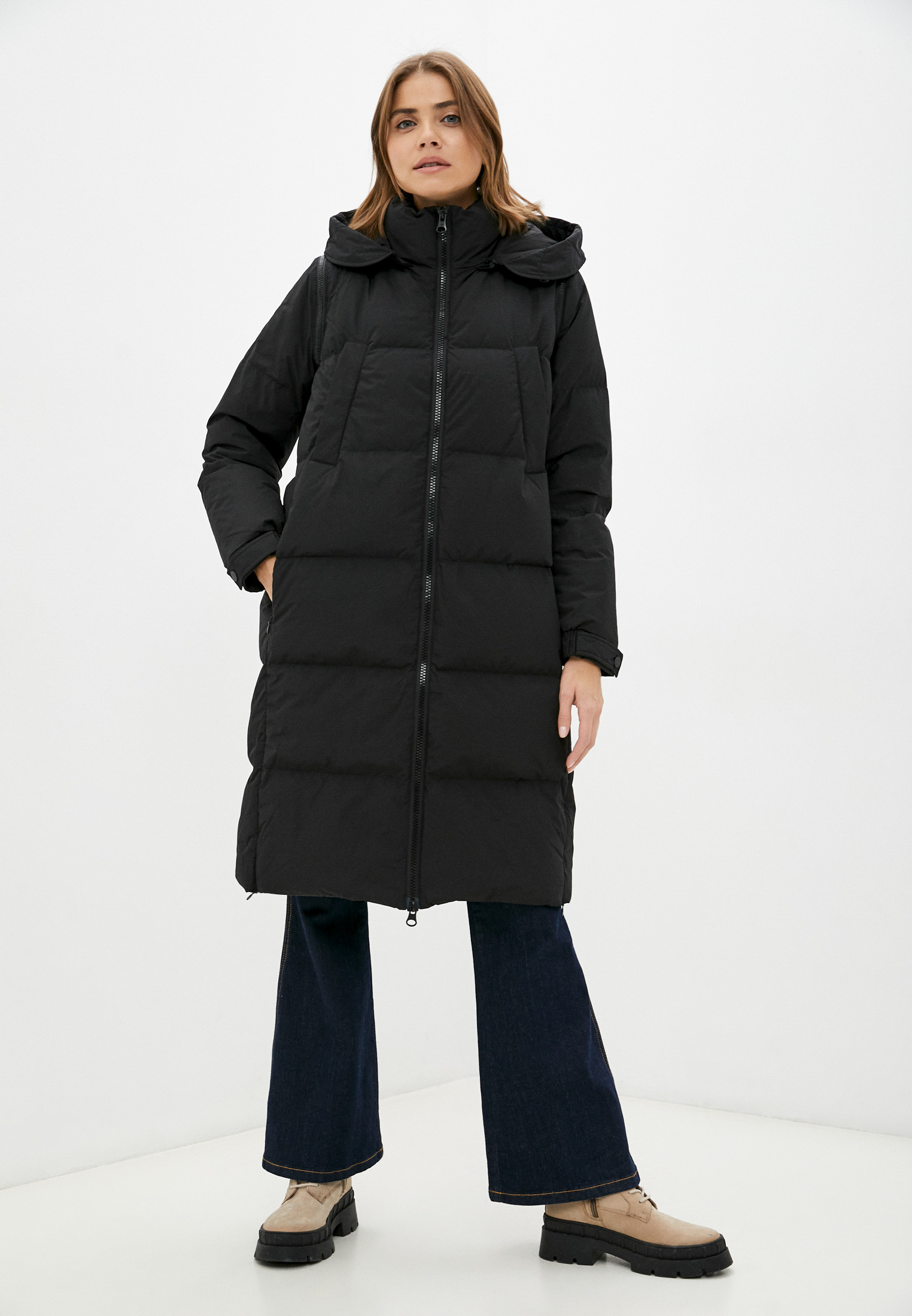 Пуховик United Colors of Benetton, цвет: черный, RTLAAW311201 — купить ...