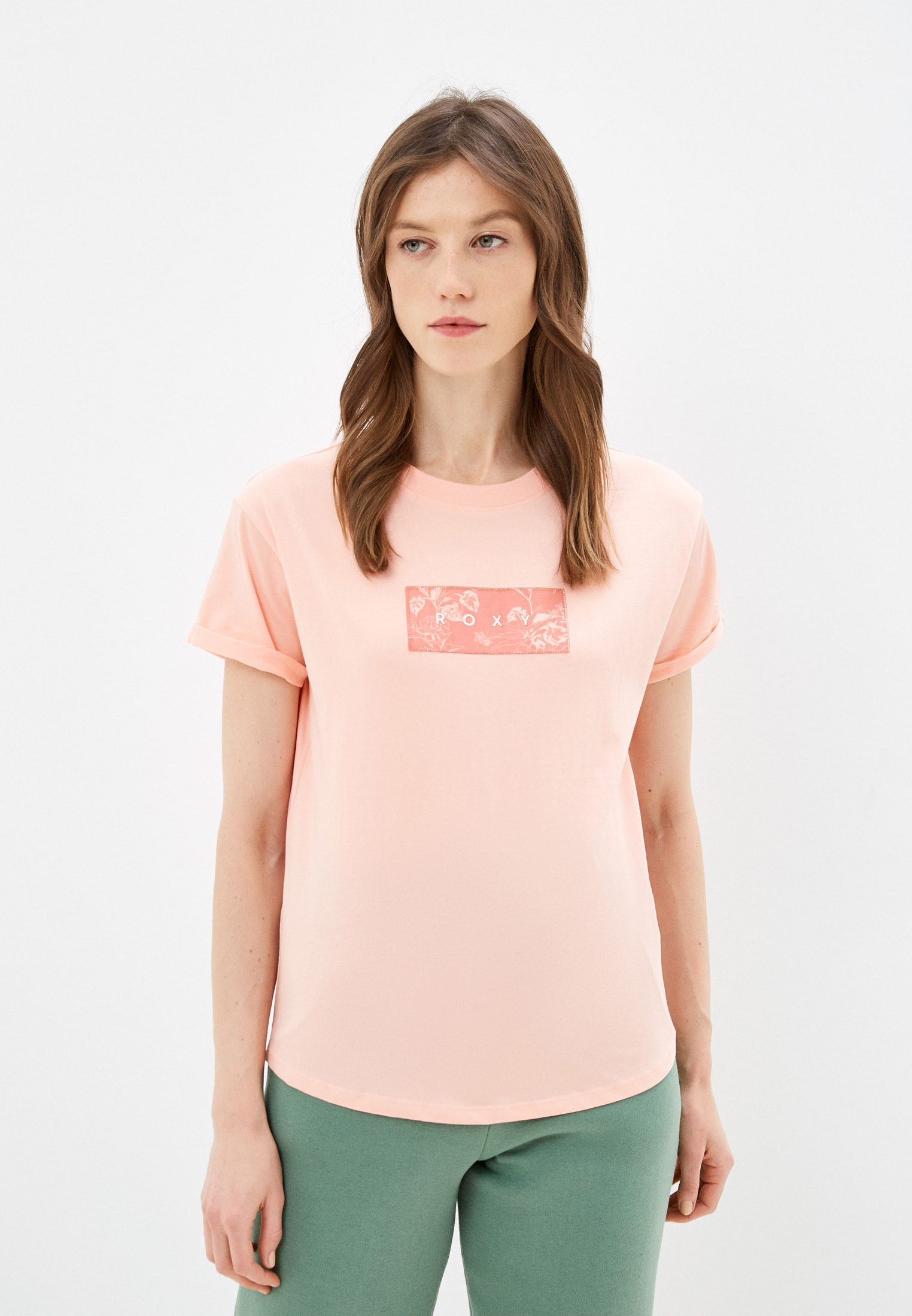 Футболка Roxy EPIC AF CORPO B J TEES MEG0, цвет: розовый, RTLAAX009701 ...