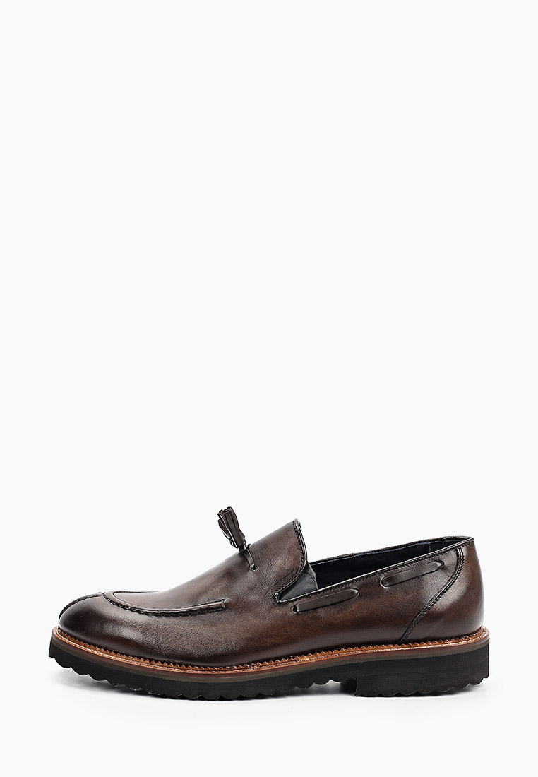 Лоферы F.lli Rennella, цвет коричневый, RTLAAX058801 — купить в