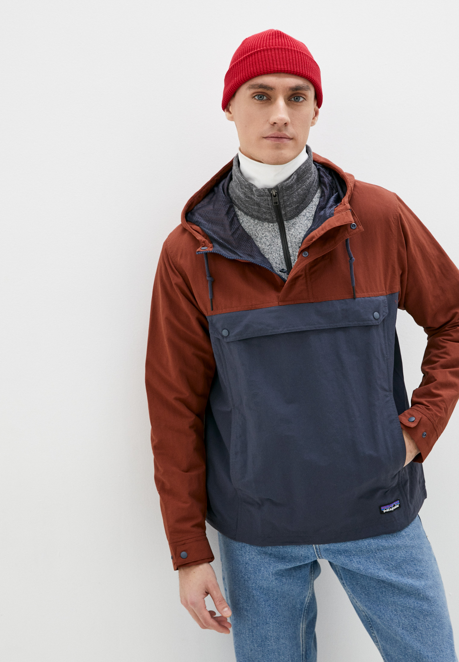 Ветровка Patagonia M's Isthmus Anorak, цвет: синий, RTLAAX493901 ...
