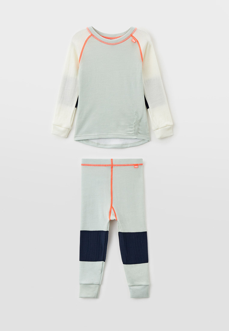 Термобелье Helly Hansen K HH LIFA MERINO SET, цвет: зеленый ...