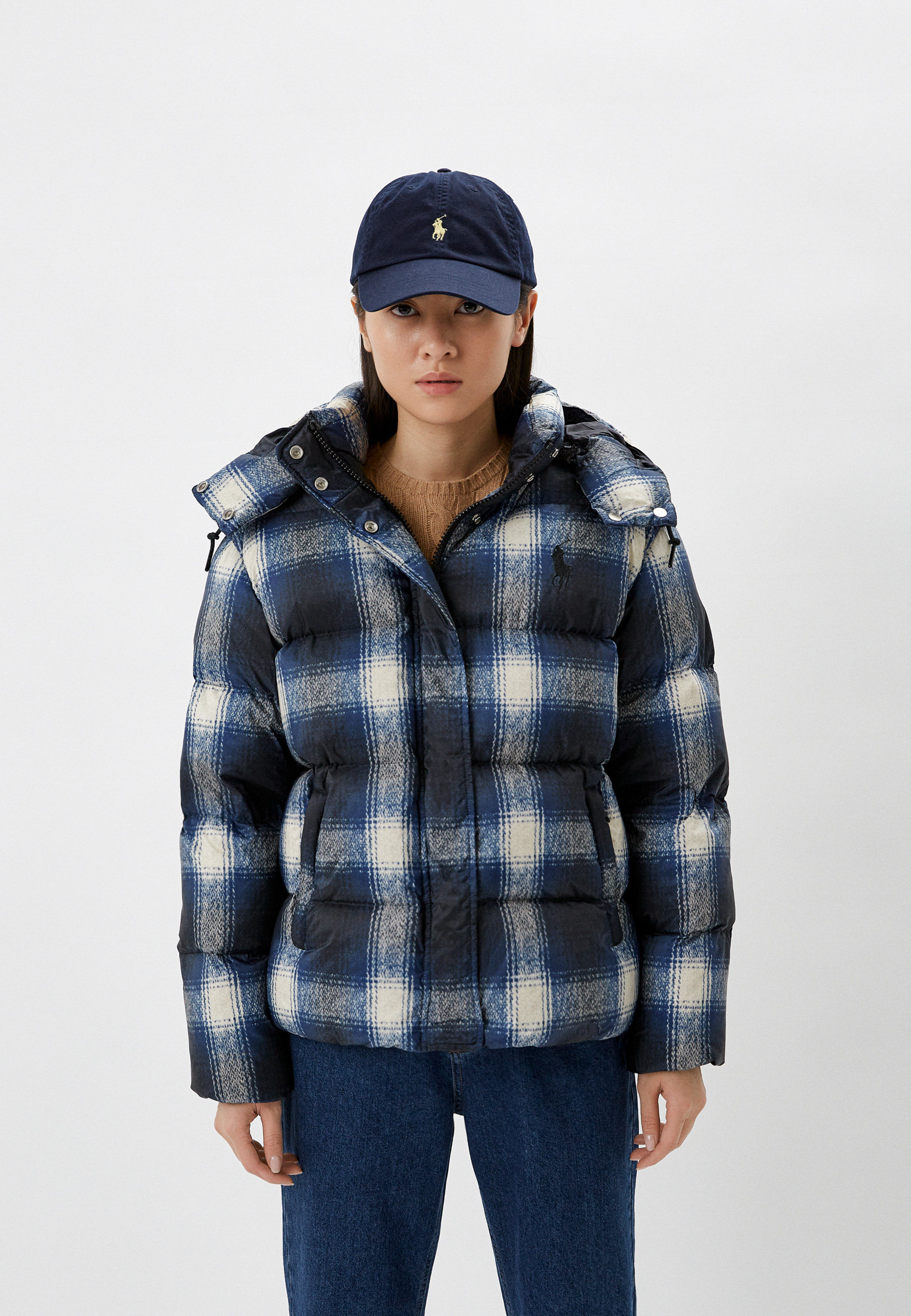 Пуховик Polo Ralph Lauren, цвет: синий, RTLAAX700001 — купить в ...