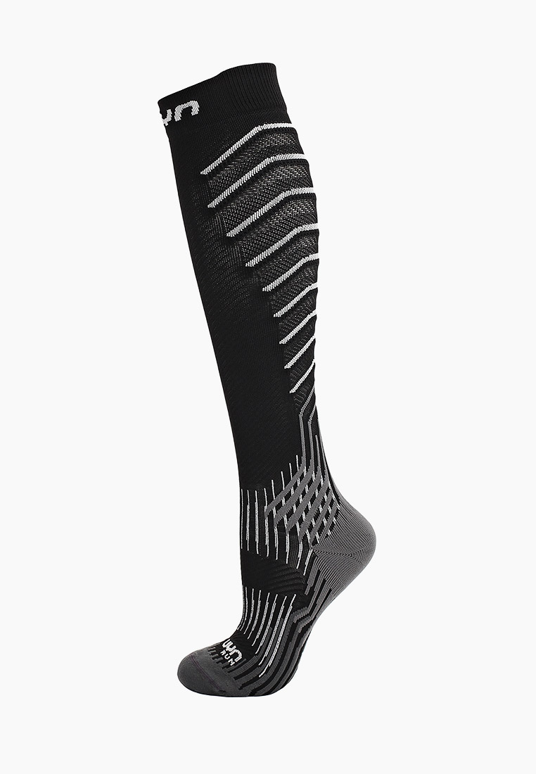 UYN Compression Fly Calza Da Running Donna Calze, Donna, Coral/Black, 35/36