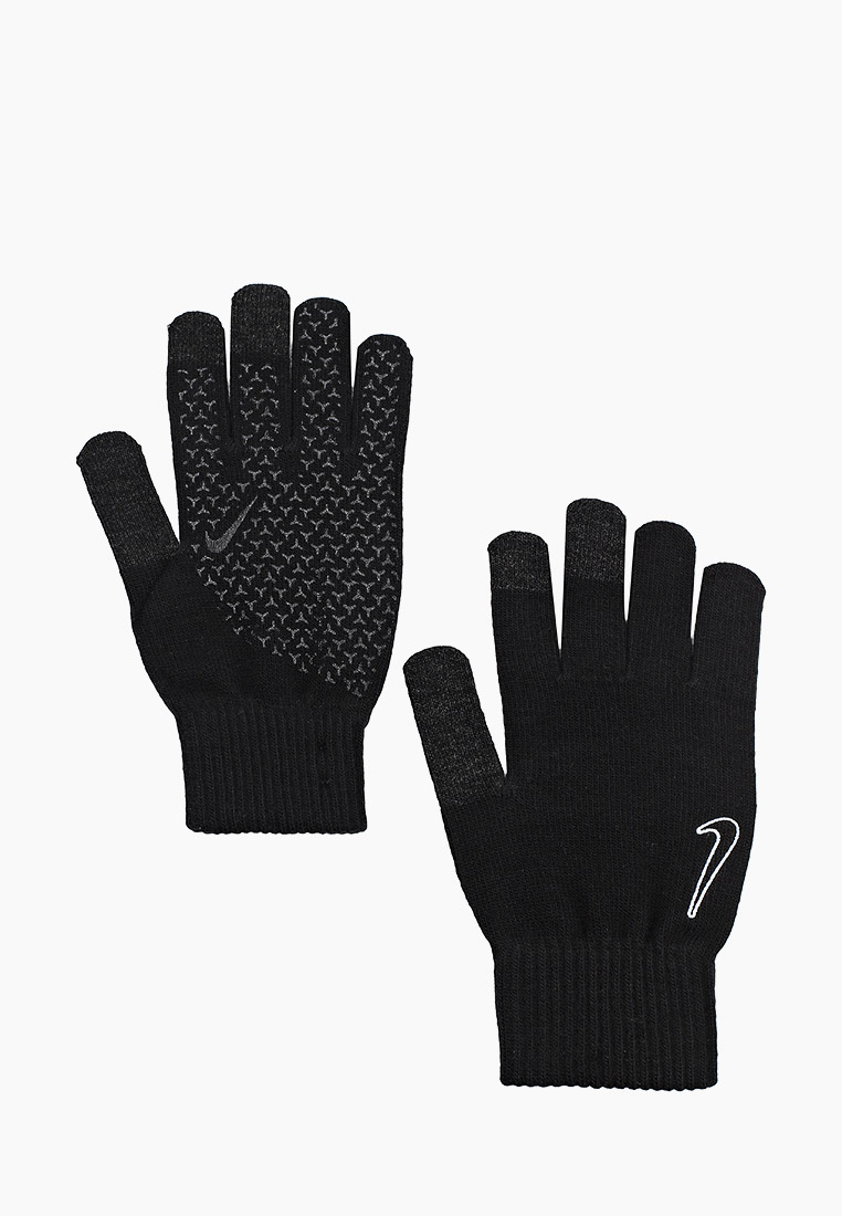 Перчатки Nike touch screen, NIKE KNITTED TECH AND GRIP GLOVES 2.0, цвет черный, RTLAAY555301