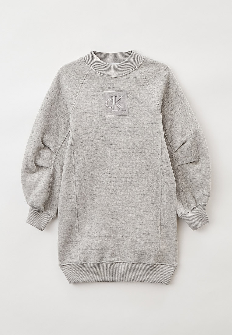 Платье Calvin Klein Jeans, цвет: серый, RTLAAY652401 — купить в ...