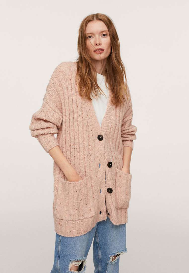 Кардиган Mango PHARRELL, цвет: розовый, RTLAAY723201 — купить в ...