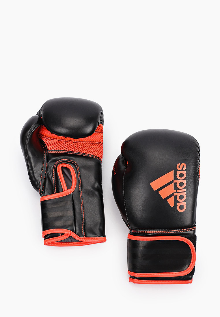 Перчатки боксерские adidas Combat Hybrid 80 Boxing Gloves, цвет: черный ...