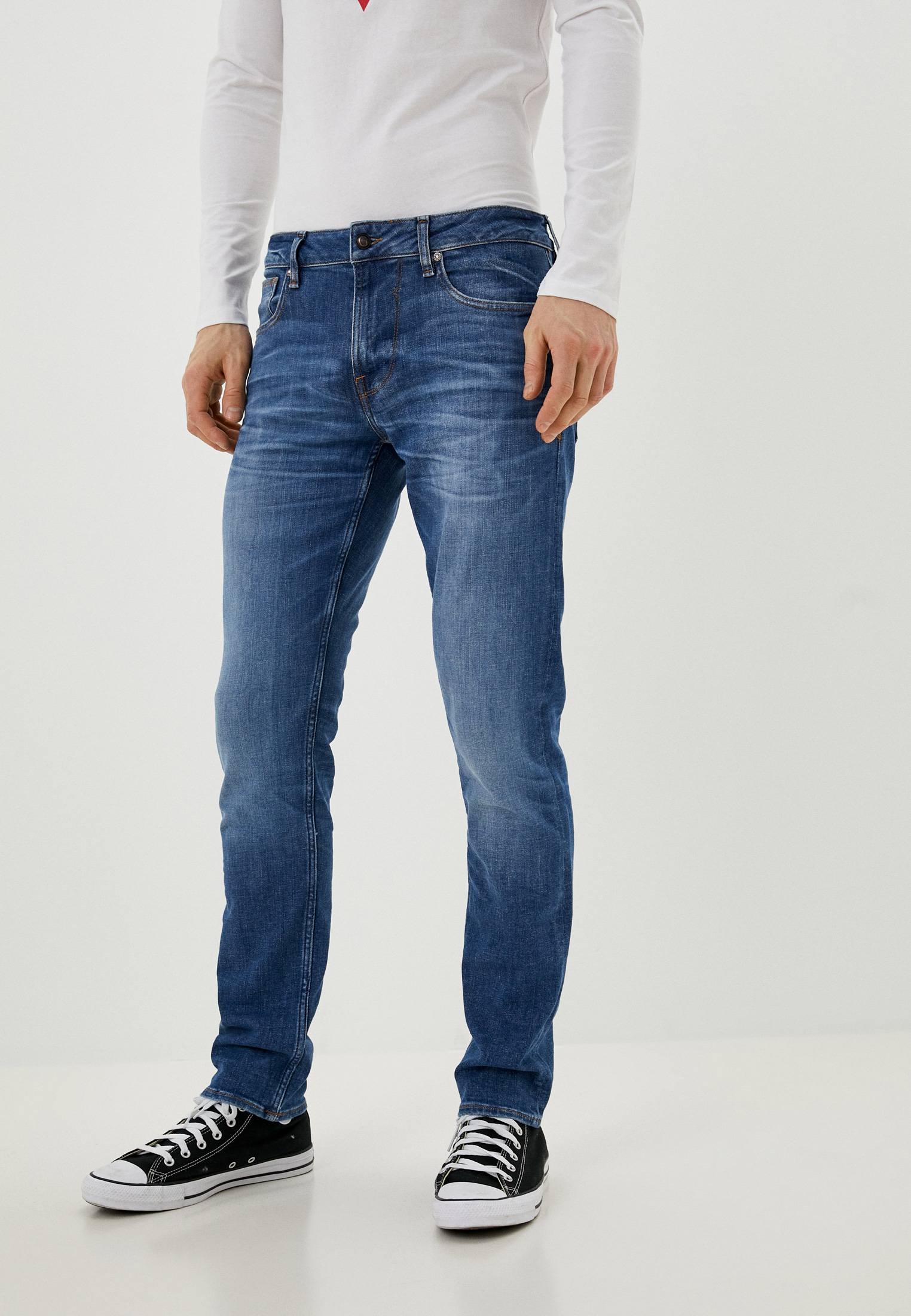 Джинсы Guess Jeans, цвет: синий, RTLAAZ073501 — купить в интернет-магазине Lamoda