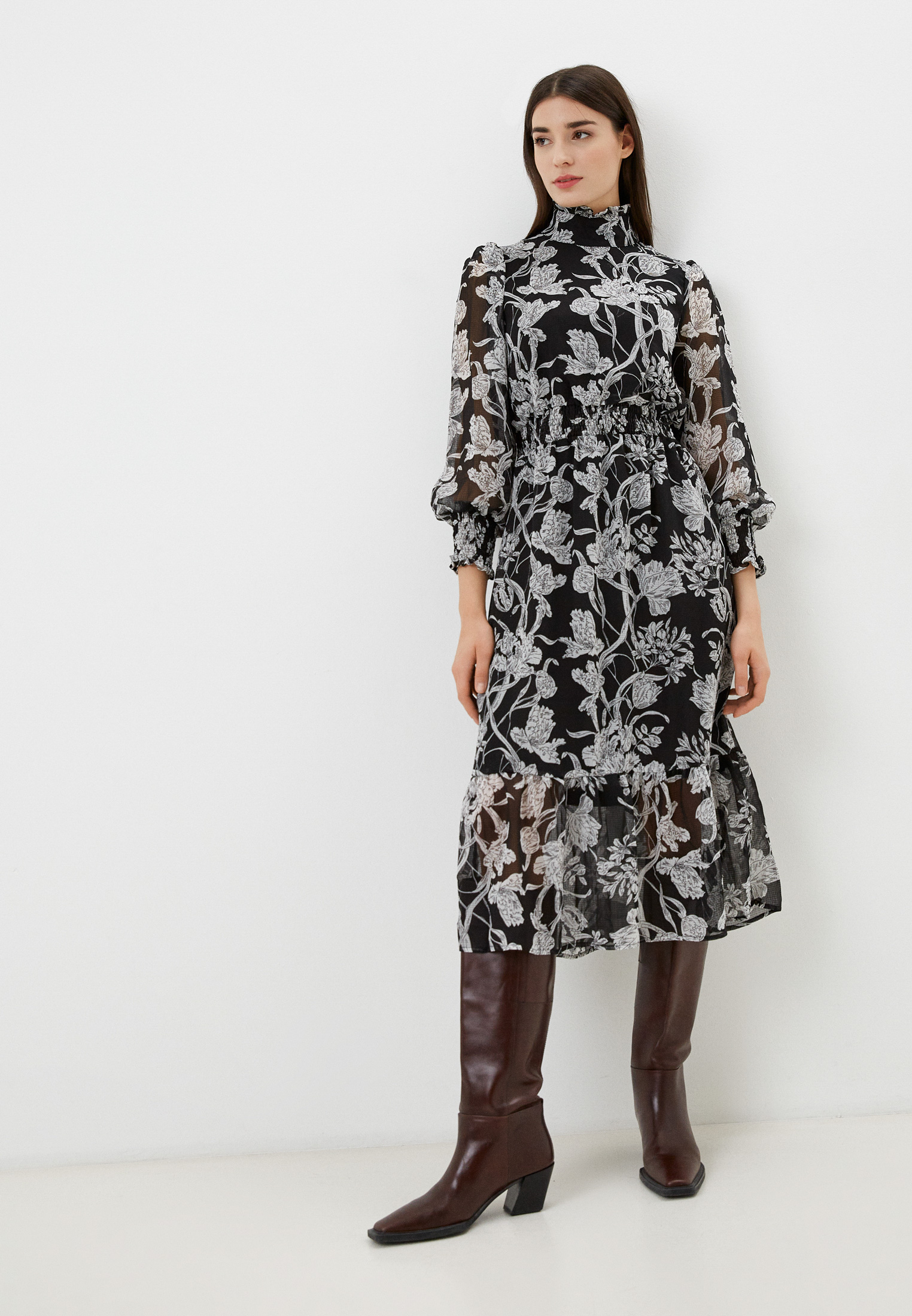 Платье Zibi London, цвет: черный, RTLAAZ107901 — купить в интернет-магазине Lamoda
