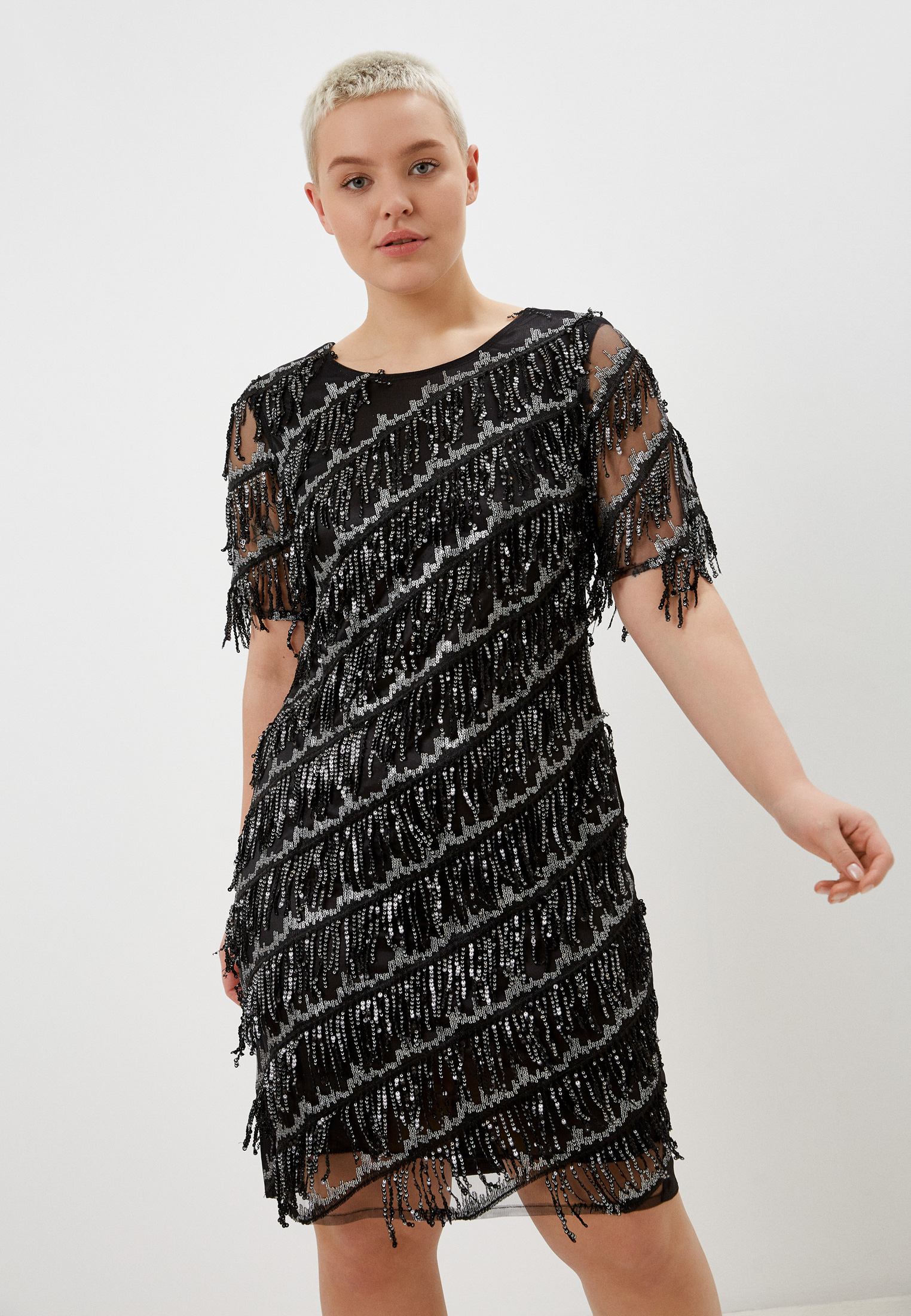 Платье Chic de Femme, цвет: черный, RTLAAZ125501 — купить в интернет ...