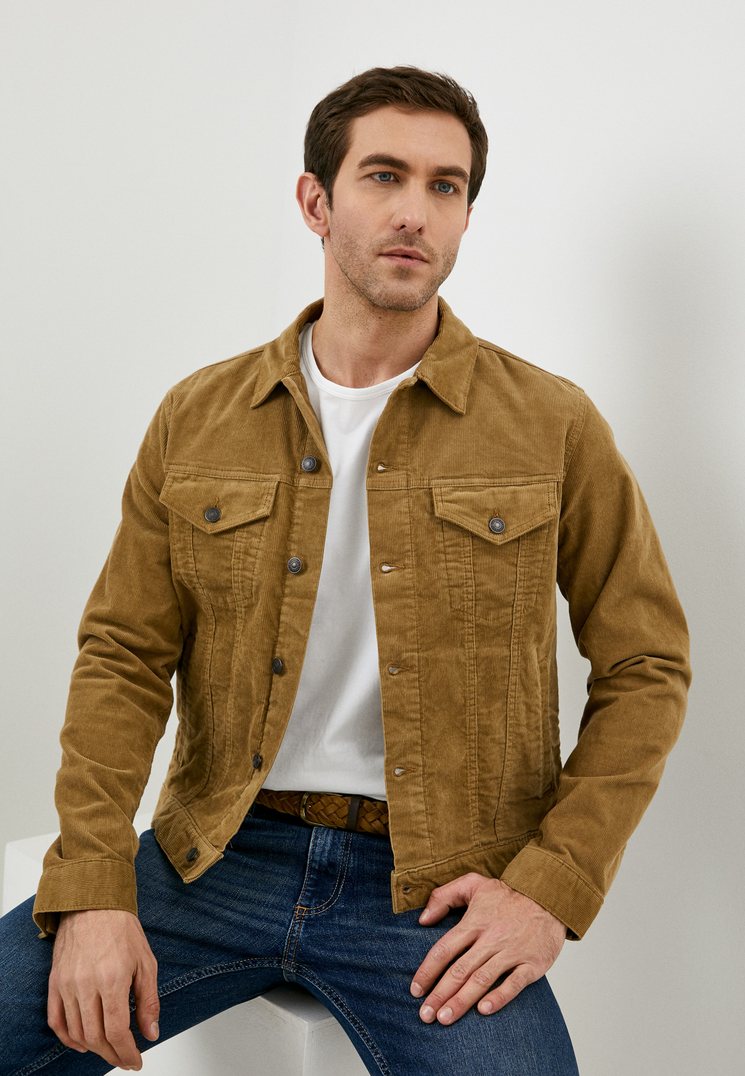 Куртка Gap, цвет: коричневый, RTLAAZ613302 — купить в интернет-магазине Lamoda